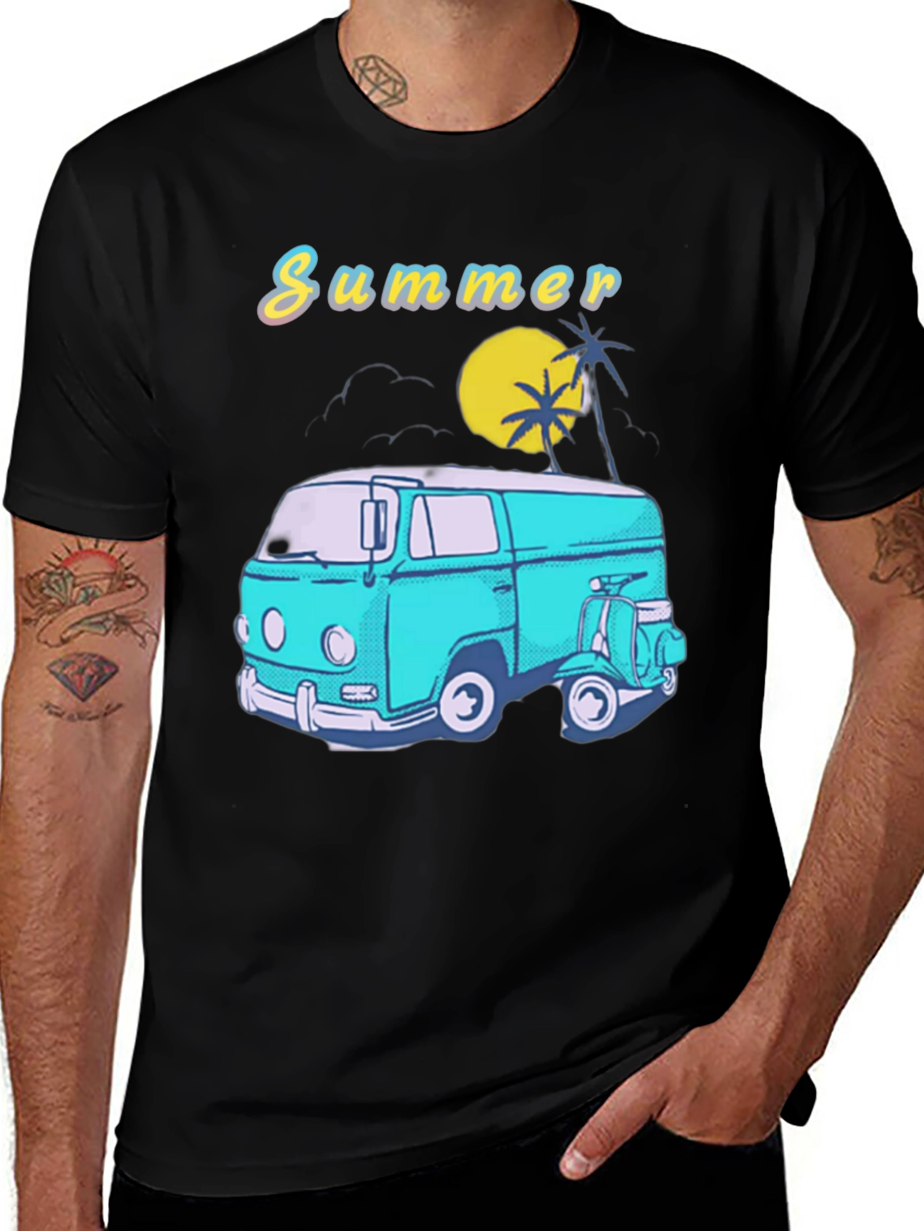 Summer Van Life T-Shirt - Retro Style
