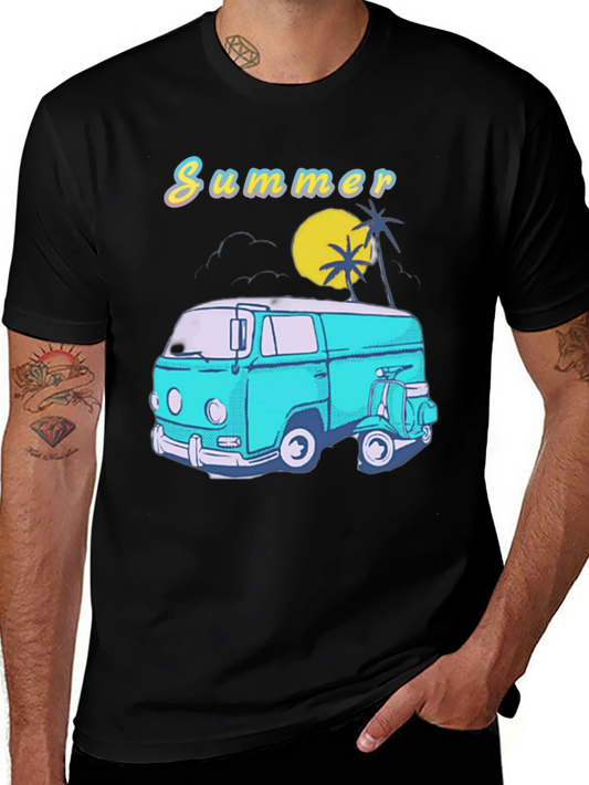 Summer Van Life T-Shirt - Retro Style