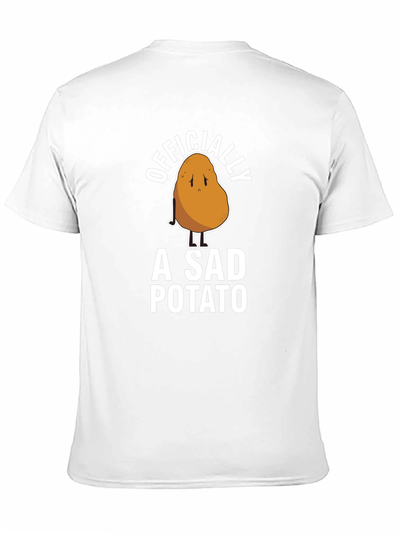 Officially A Sad Potato Funny Graphic T-Shirt