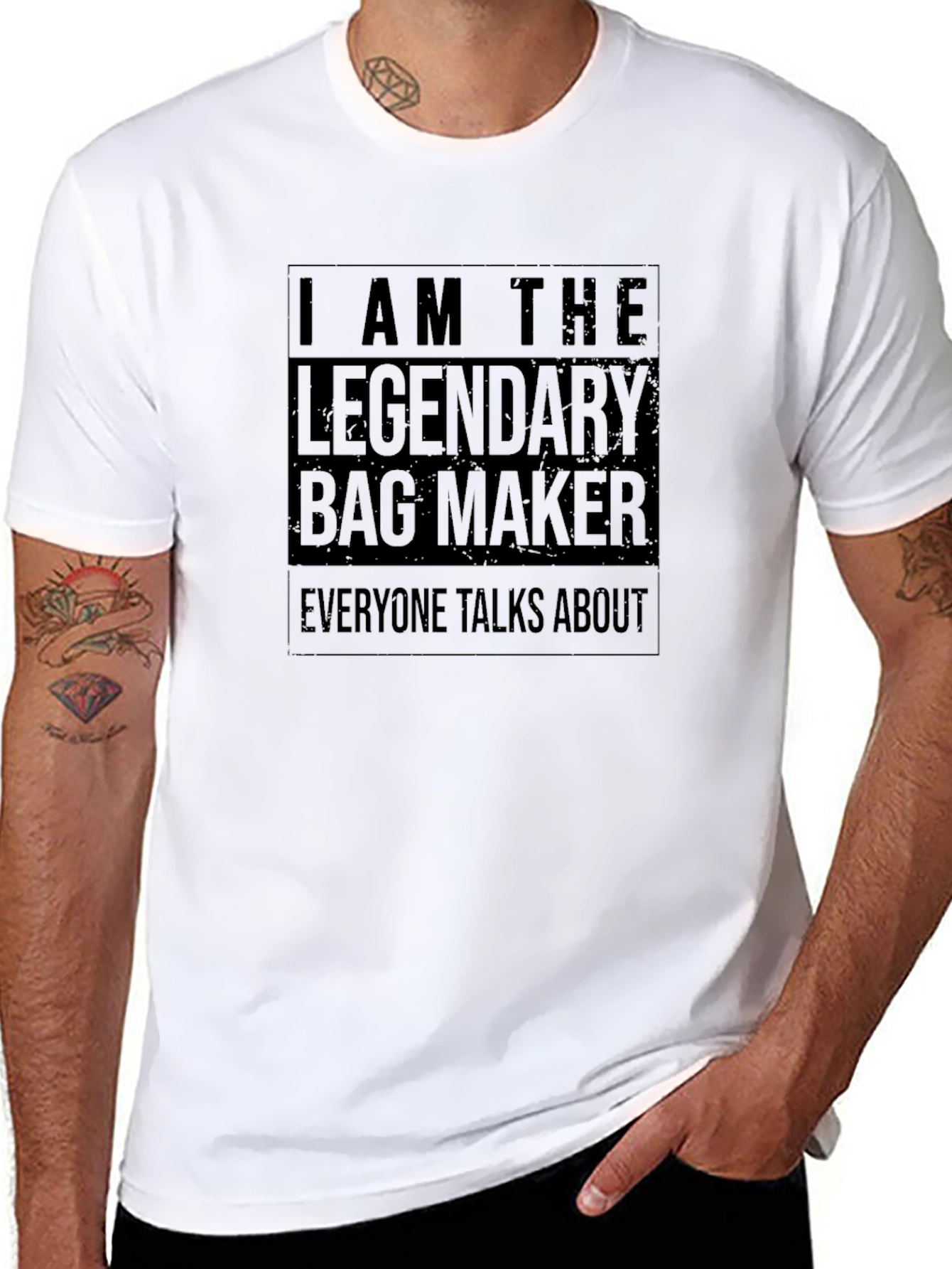 Legendary Bag Maker T-Shirt - Unique Novelty Tee