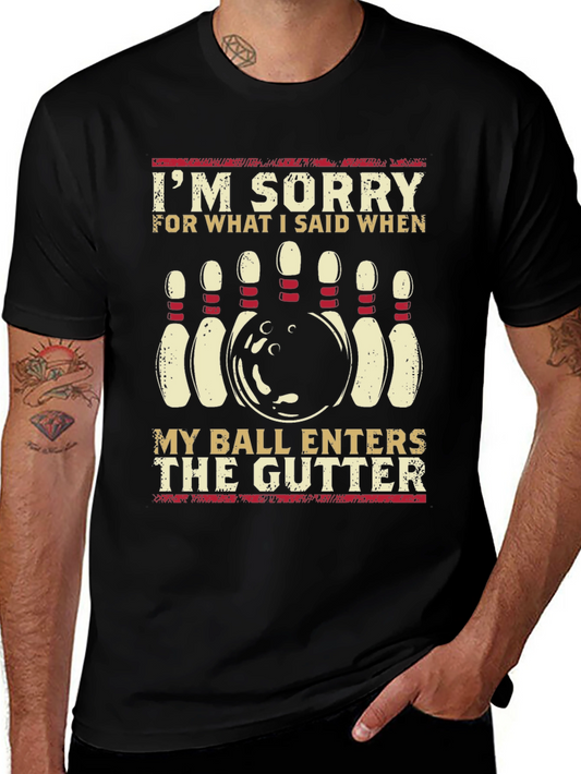 Bowling Humor Graphic T-Shirt