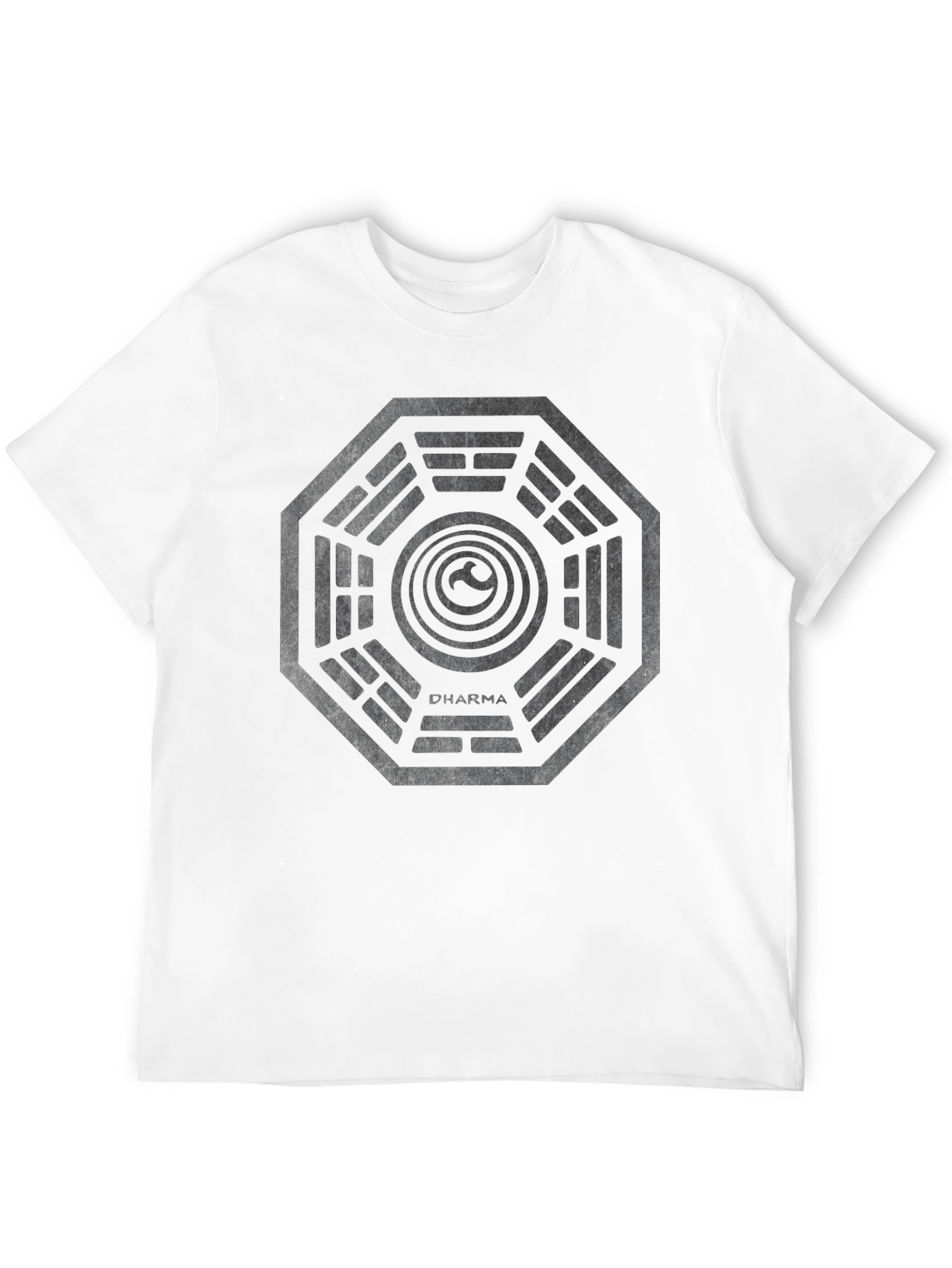Dharma Initiative Black T-Shirt - Lost TV Show Inspired