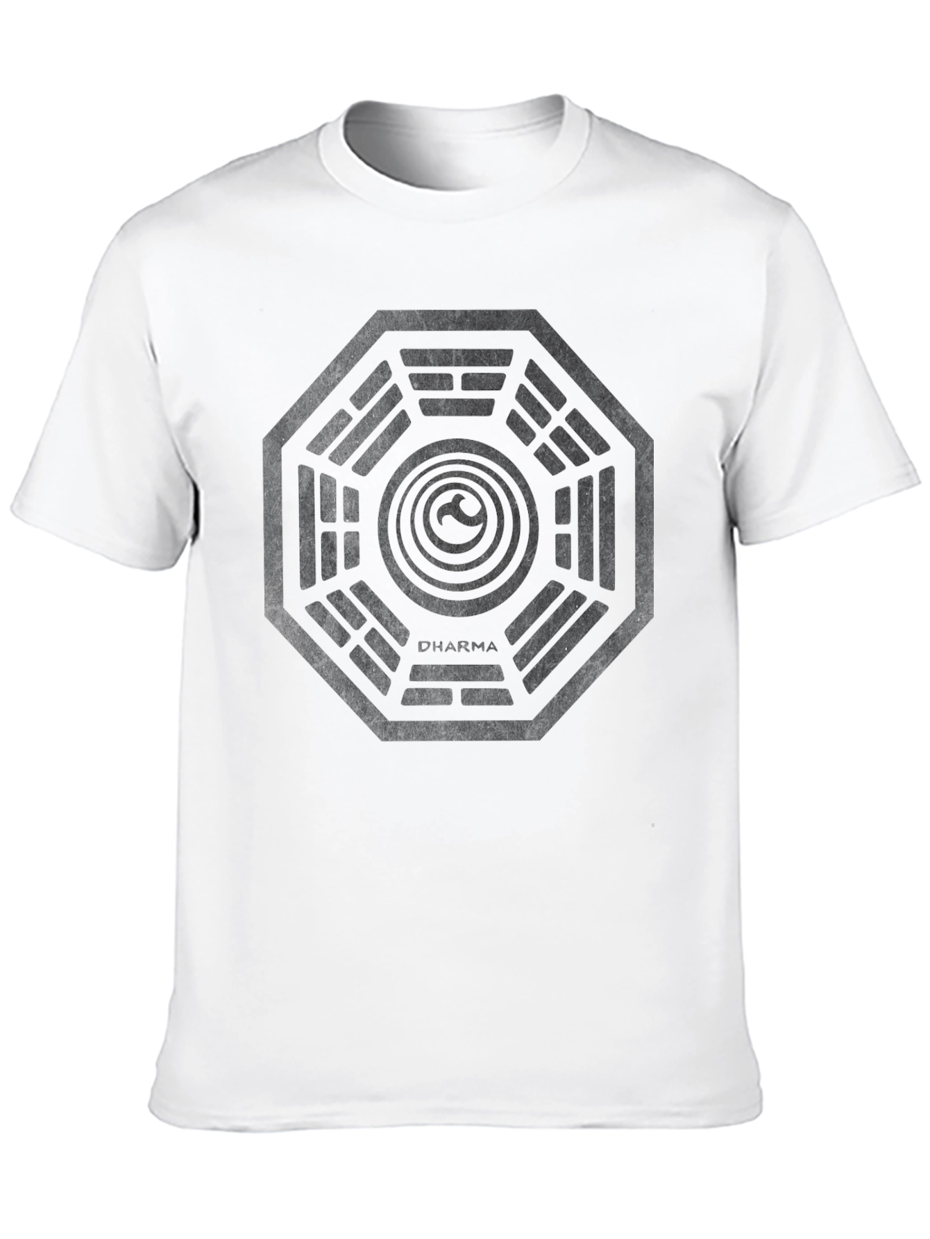 Dharma Initiative Black T-Shirt - Lost TV Show Inspired
