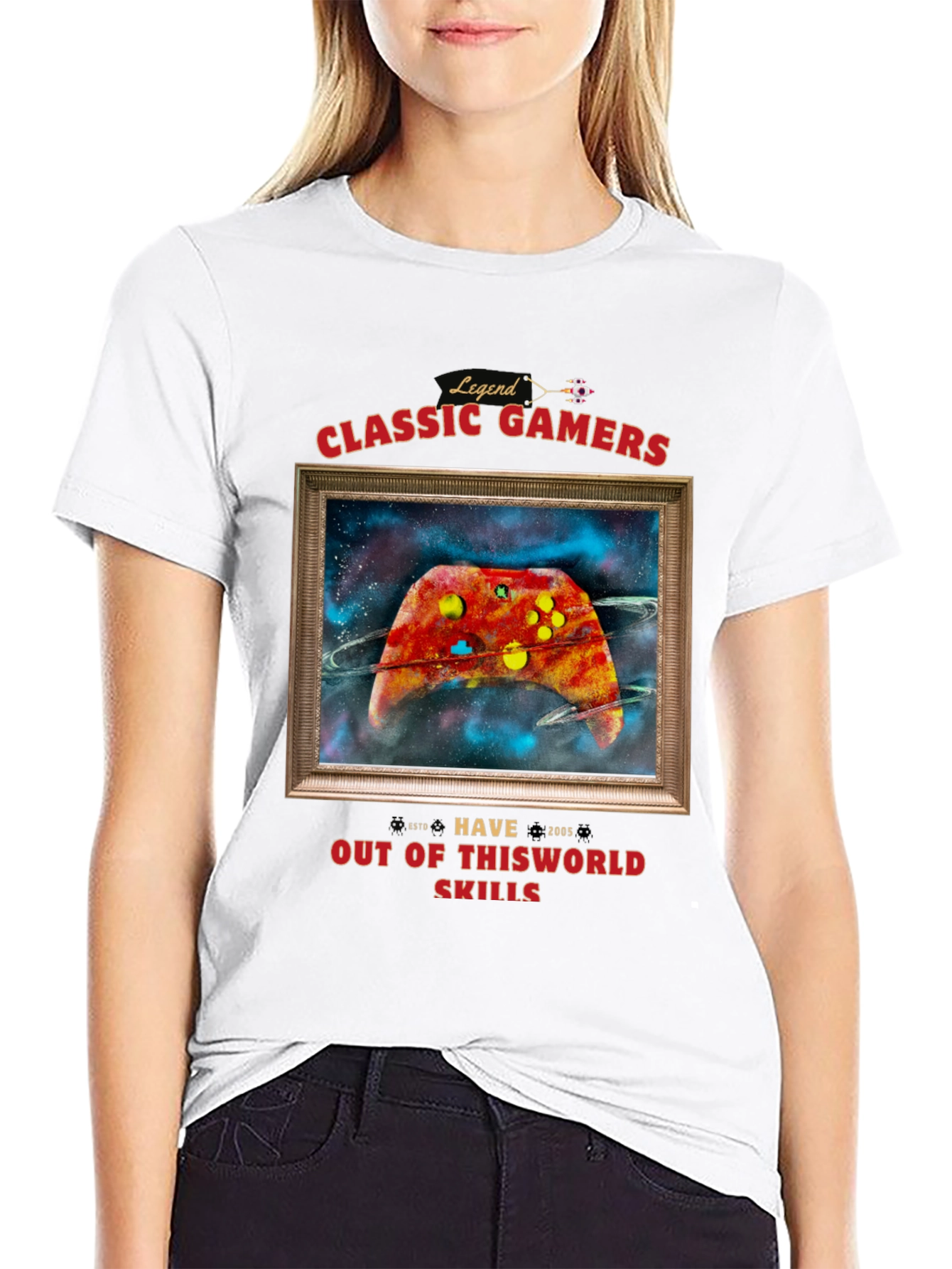 Classic Gamers Black T-Shirt