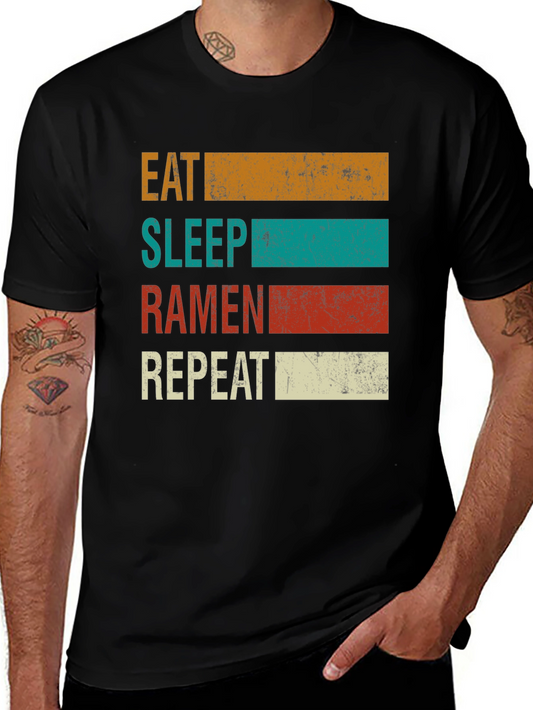 Eat Sleep Ramen Repeat Graphic Tee