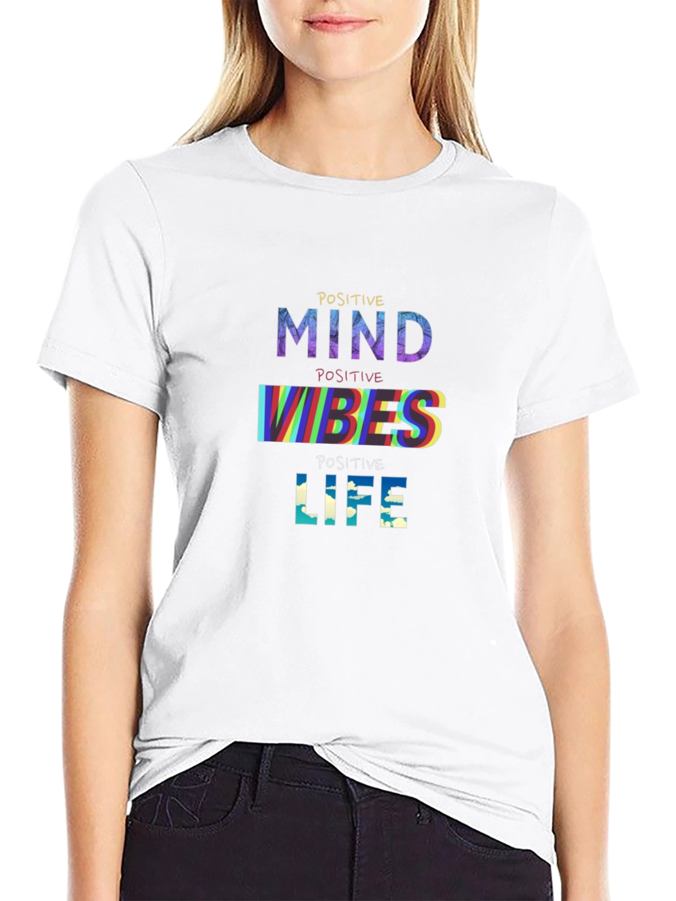 Positive Vibes Graphic Tee