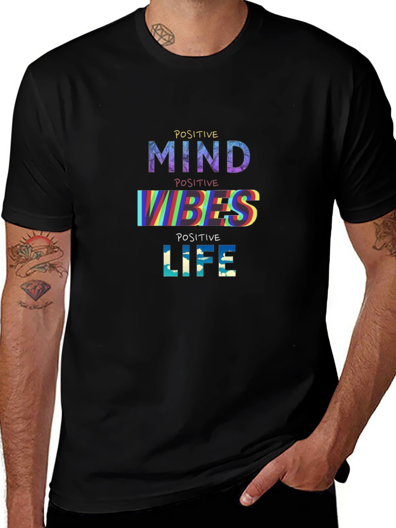 Positive Vibes Graphic Tee