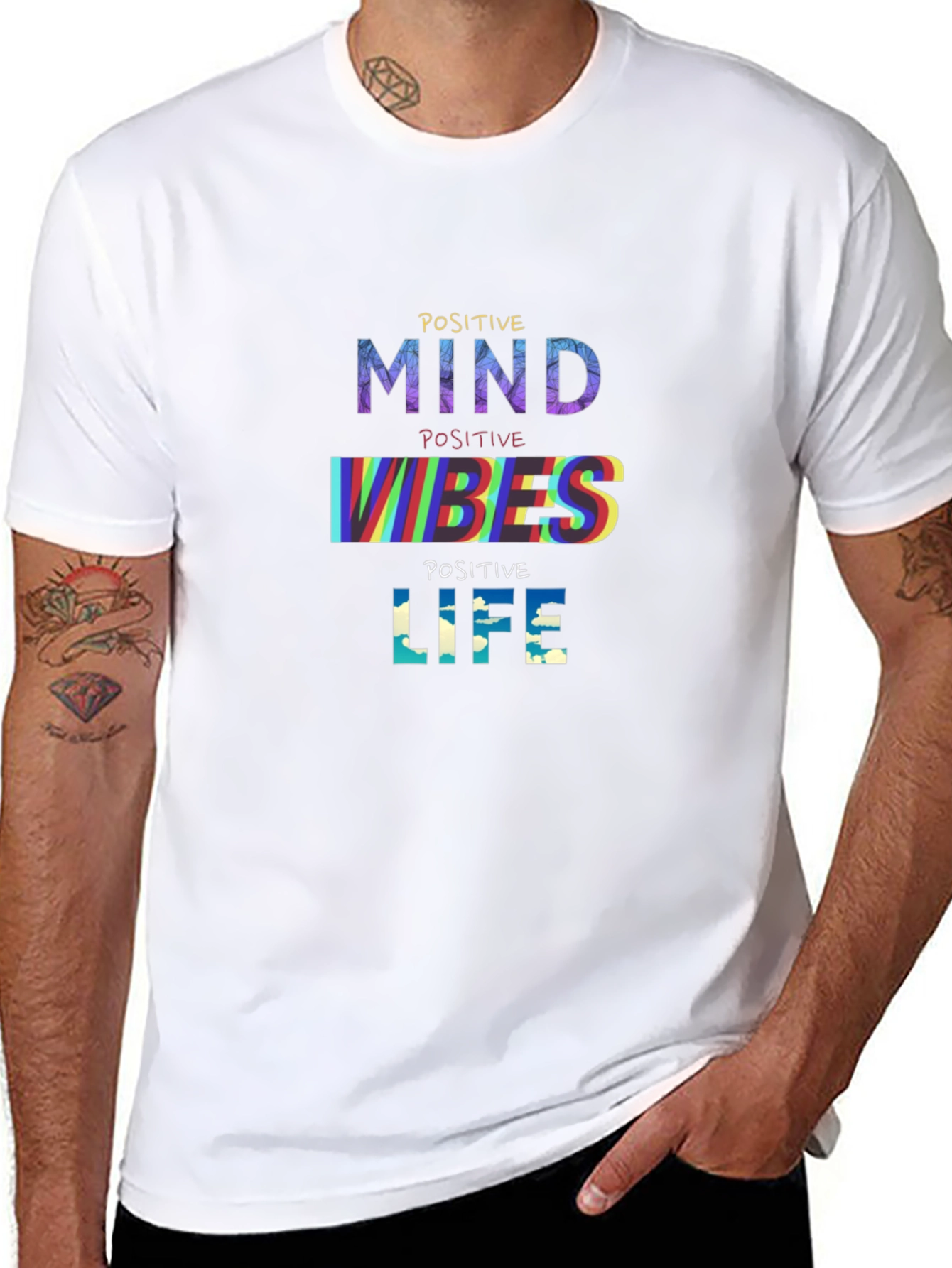 Positive Vibes Graphic Tee