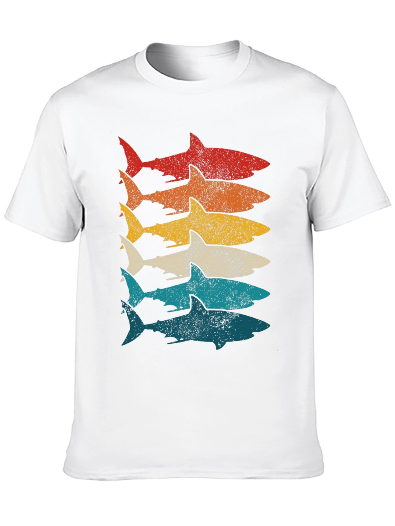 Retro Shark Stack T-Shirt
