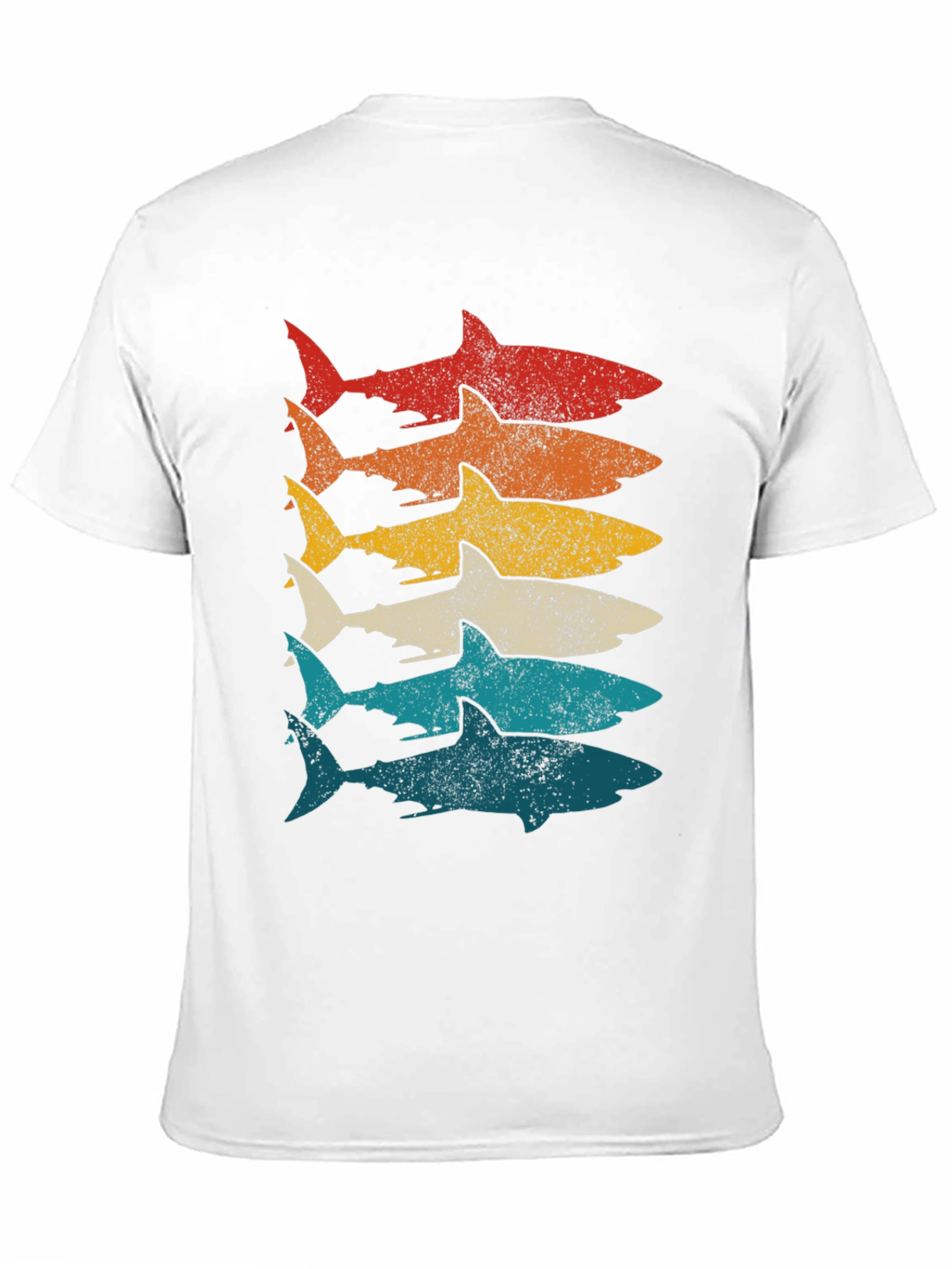 Retro Shark Stack T-Shirt