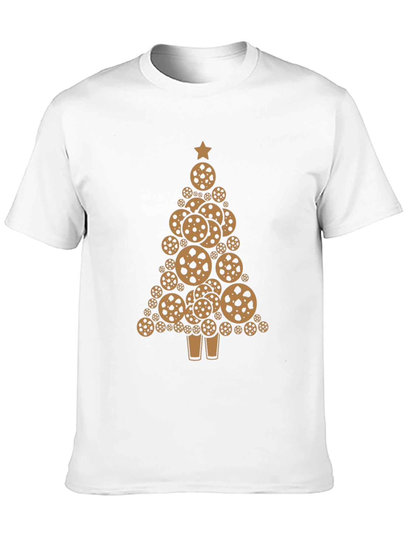 Cookie Christmas Tree Graphic T-Shirt