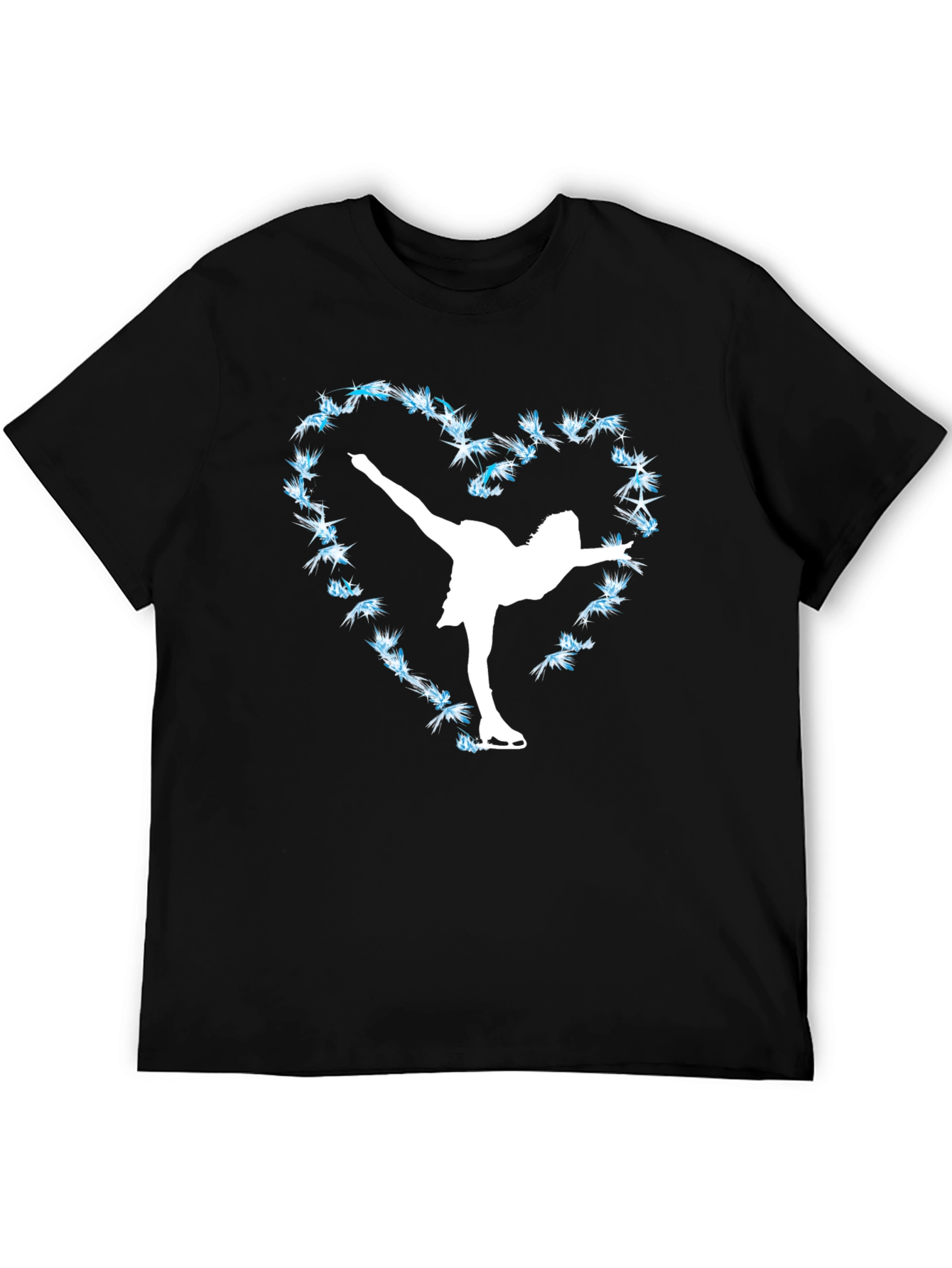 Figure Skating Heart Tee - Ice Skater T-Shirt