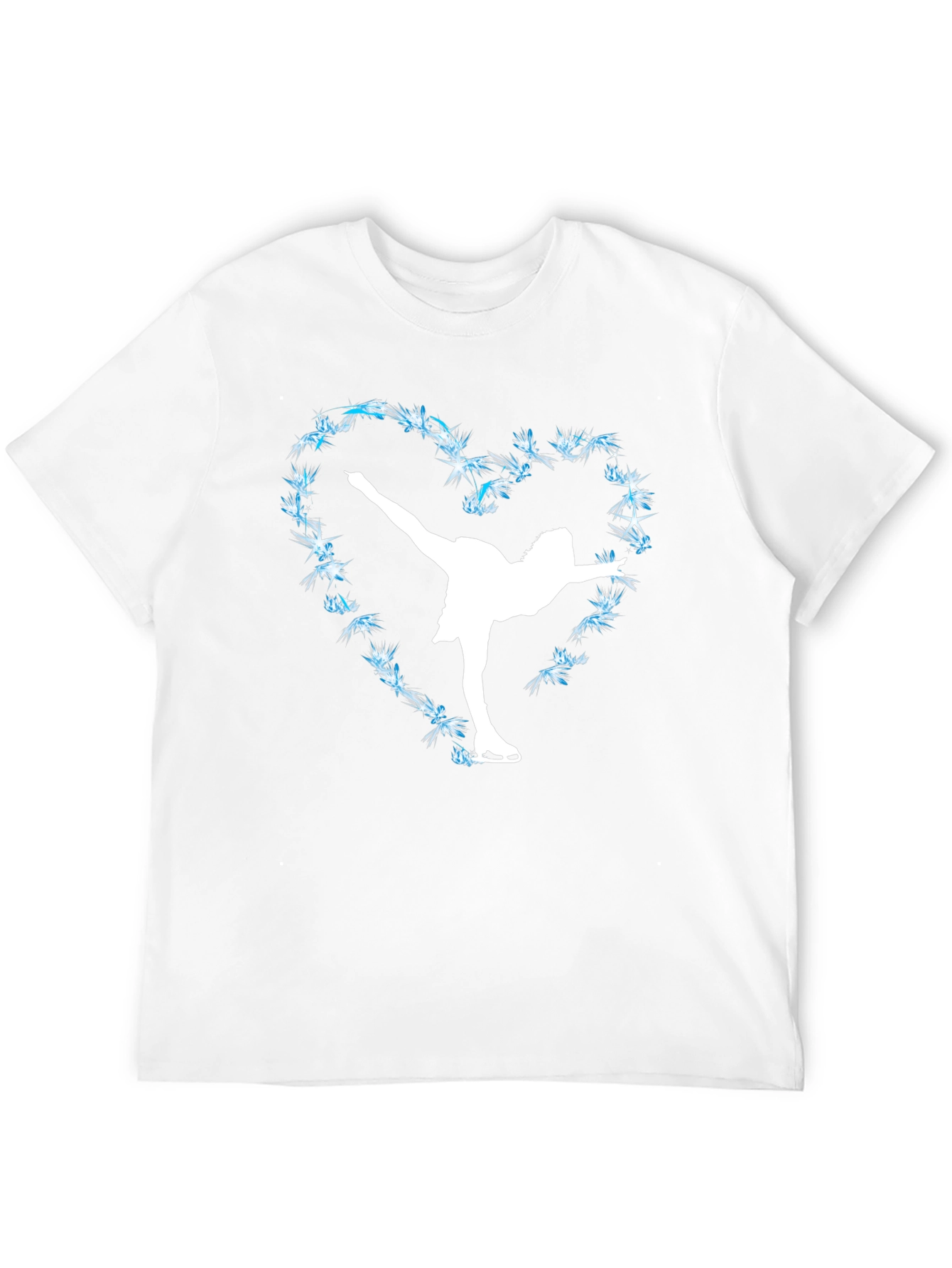 Figure Skating Heart Tee - Ice Skater T-Shirt
