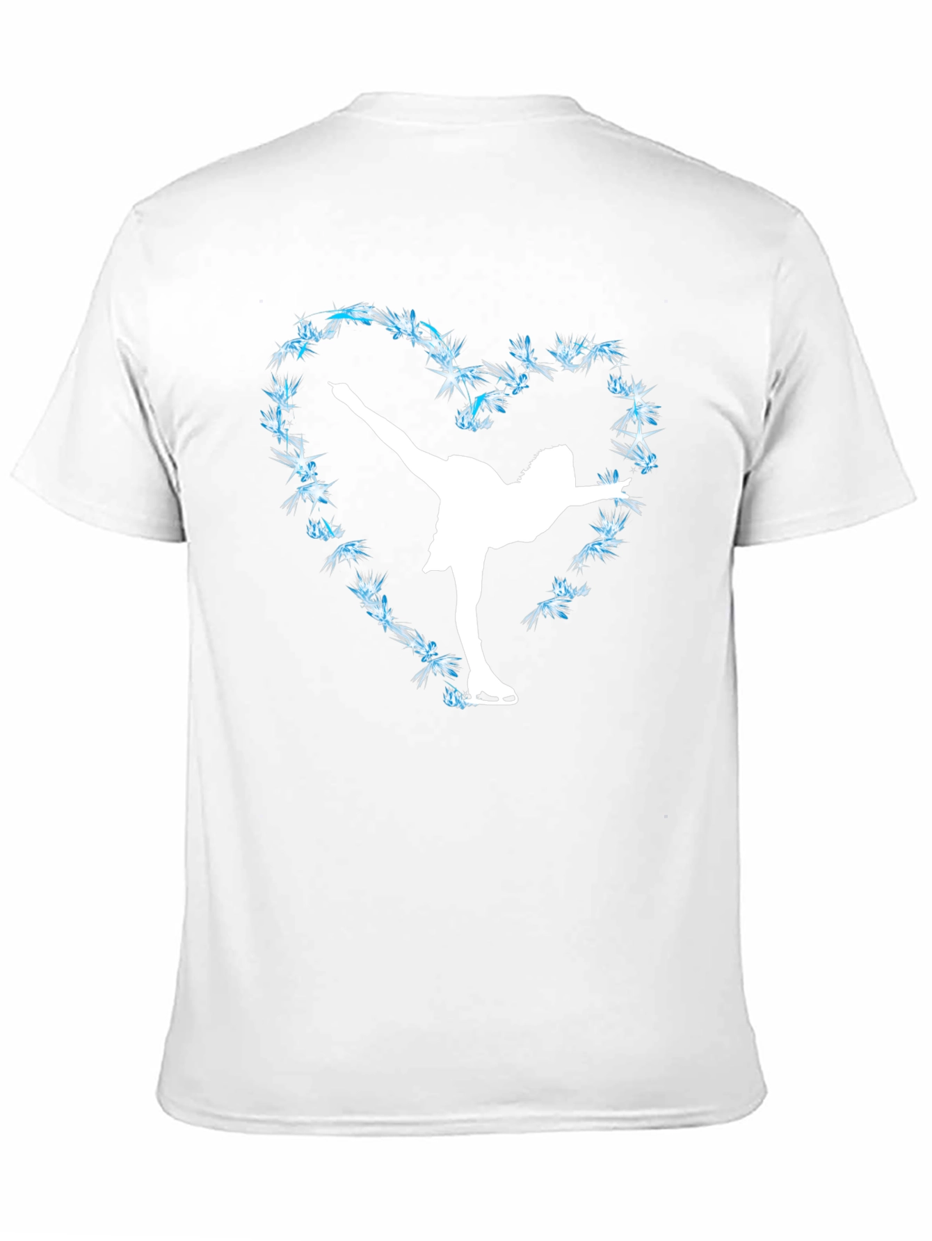 Figure Skating Heart Tee - Ice Skater T-Shirt