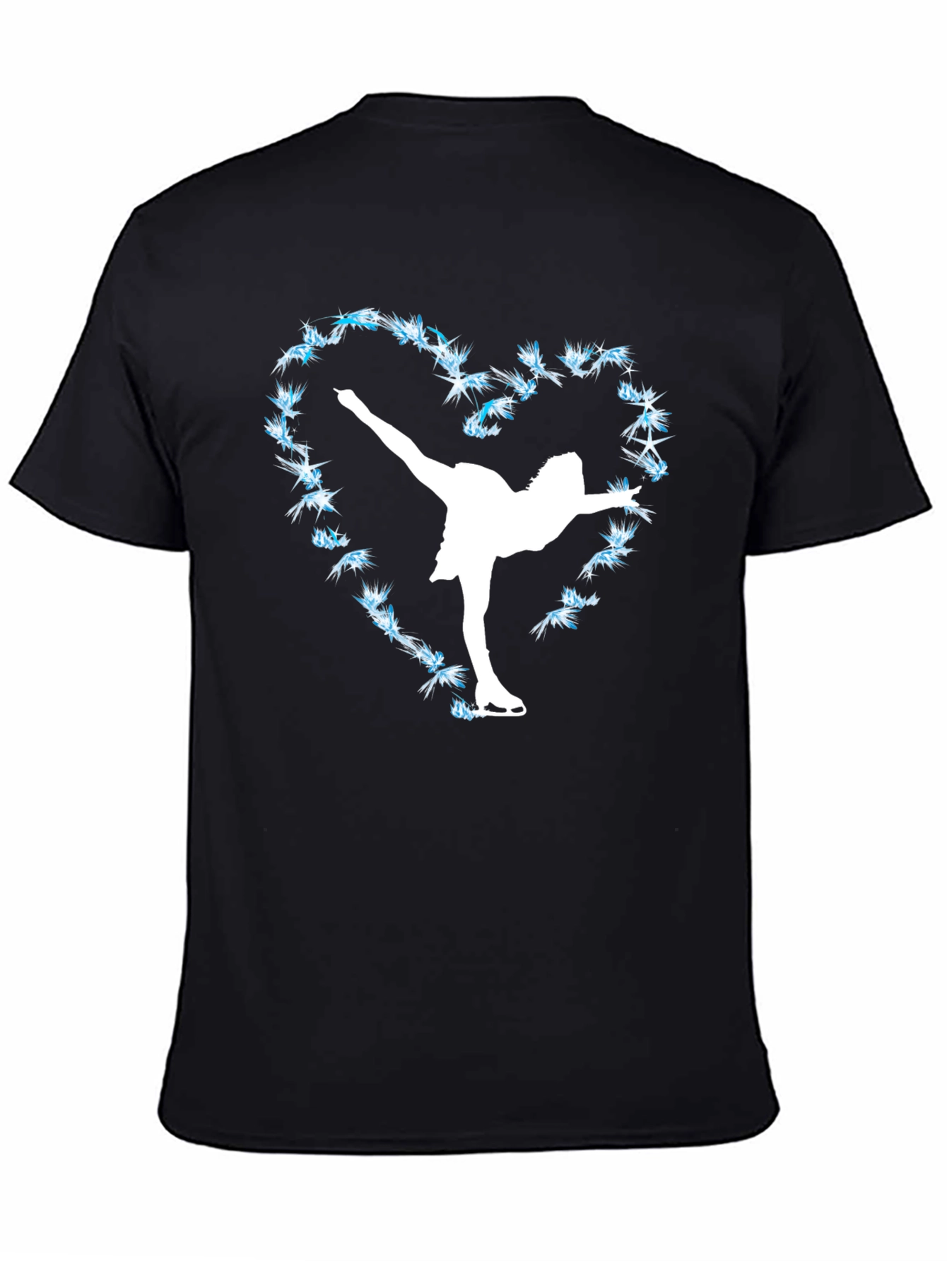 Figure Skating Heart Tee - Ice Skater T-Shirt