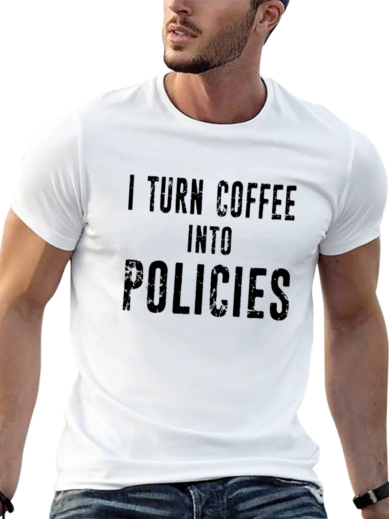 Coffee to Policies T-Shirt