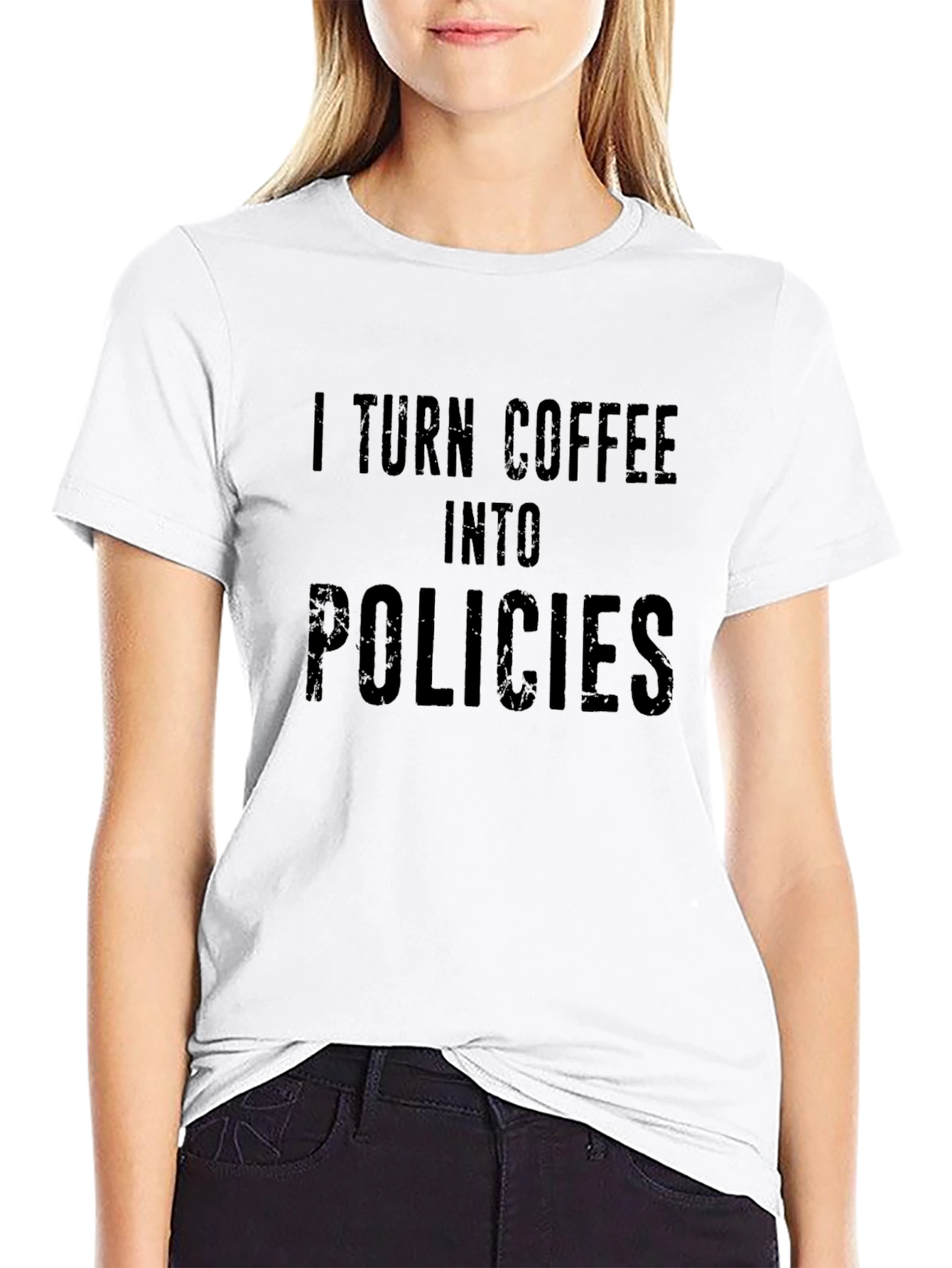 Coffee to Policies T-Shirt