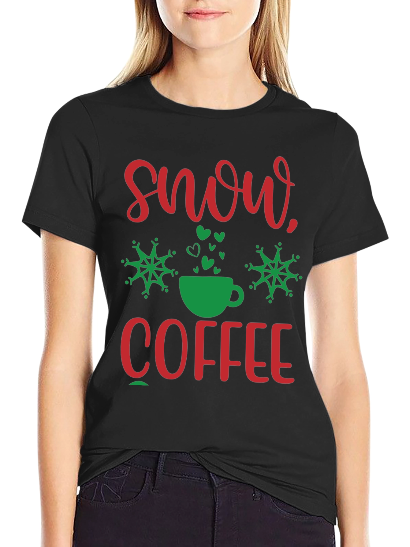 Snow Coffee Graphic Tee