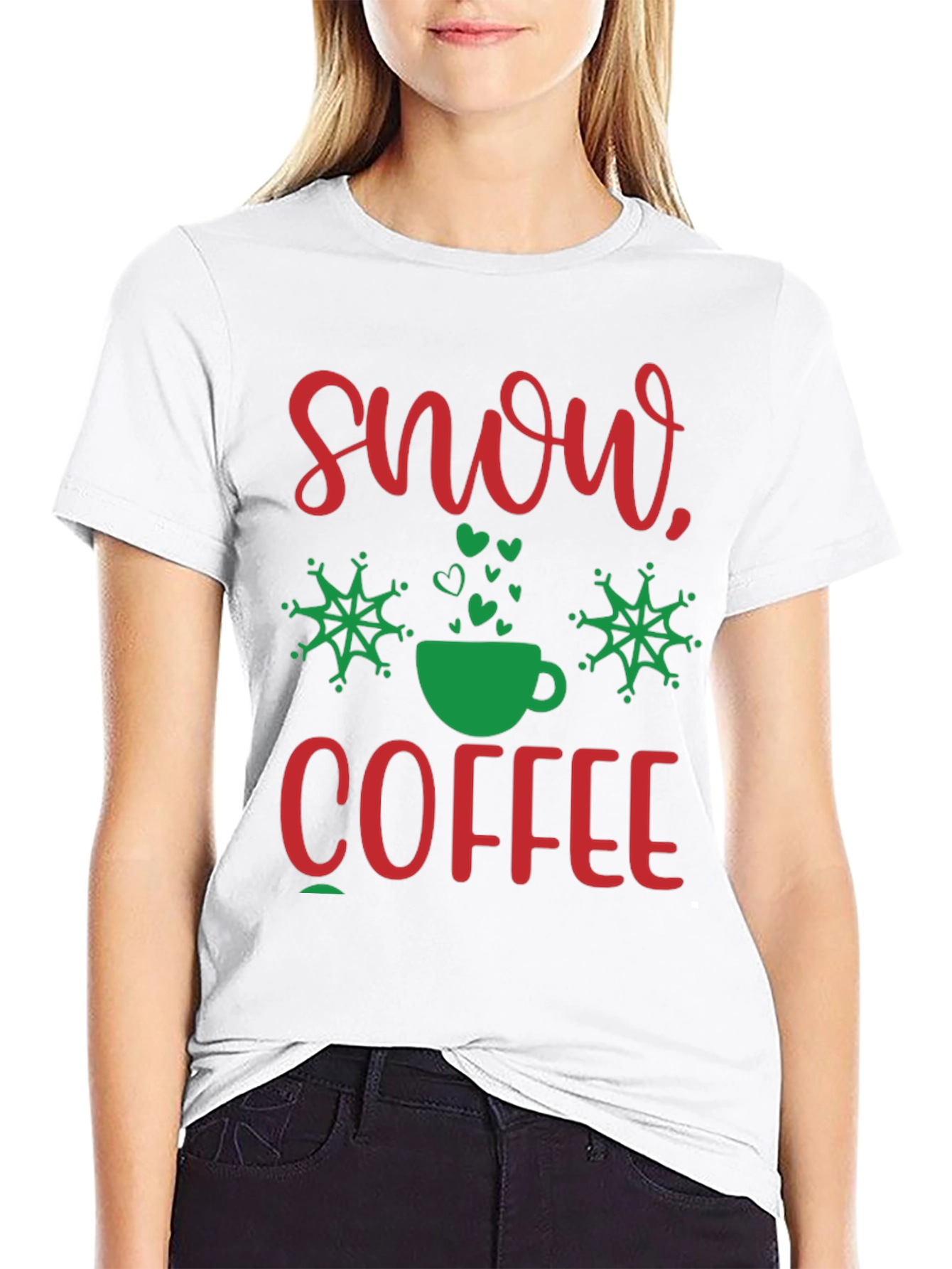 Snow Coffee Graphic Tee