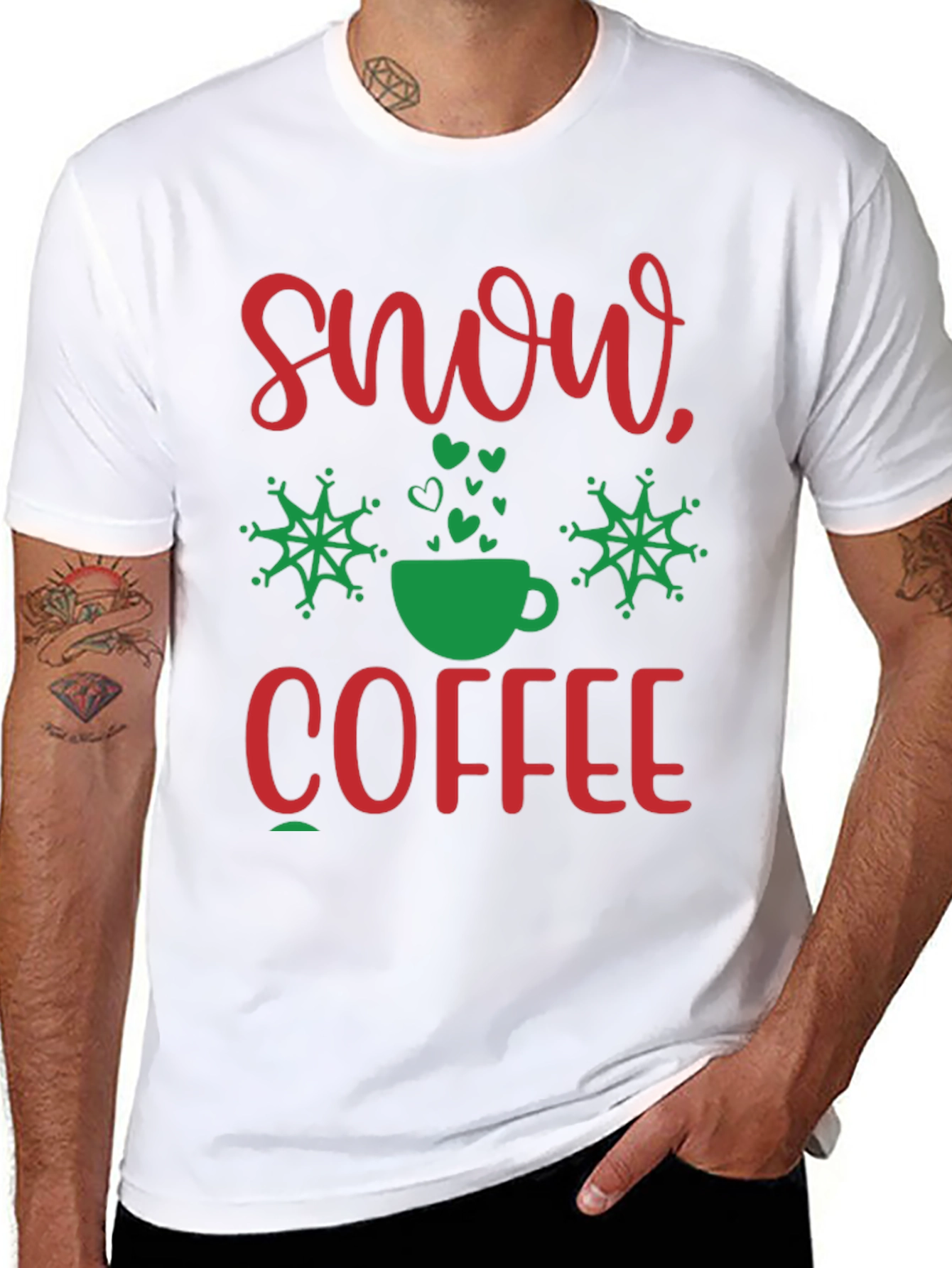 Snow Coffee Graphic Tee
