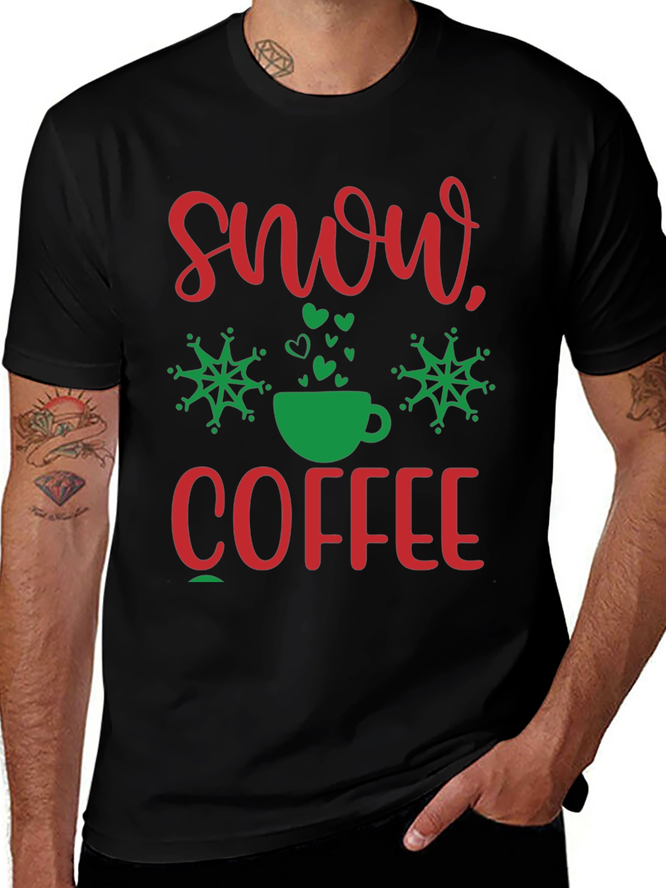 Snow Coffee Graphic Tee