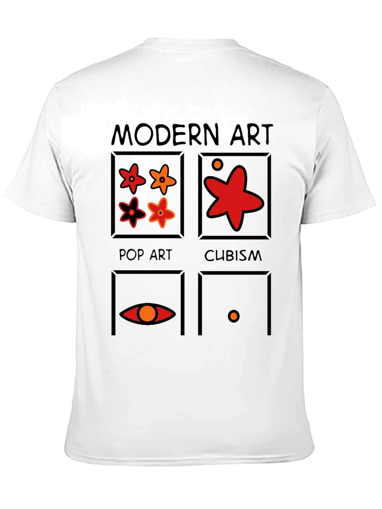 Modern Art Styles T-Shirt Pop Art Cubism