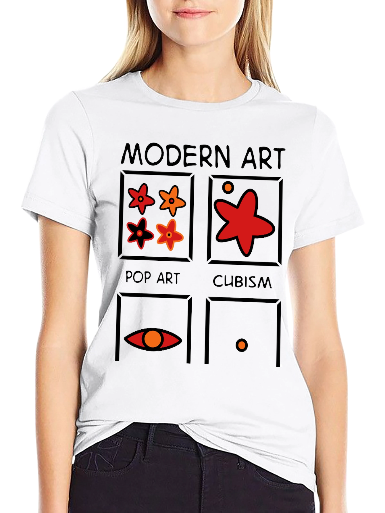 Modern Art Styles T-Shirt Pop Art Cubism