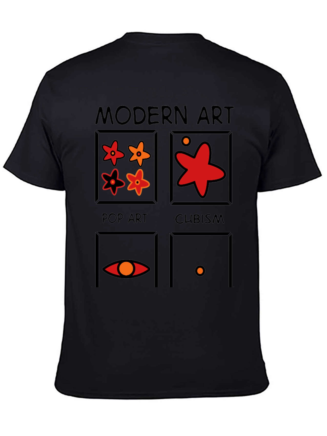 Modern Art Styles T-Shirt Pop Art Cubism