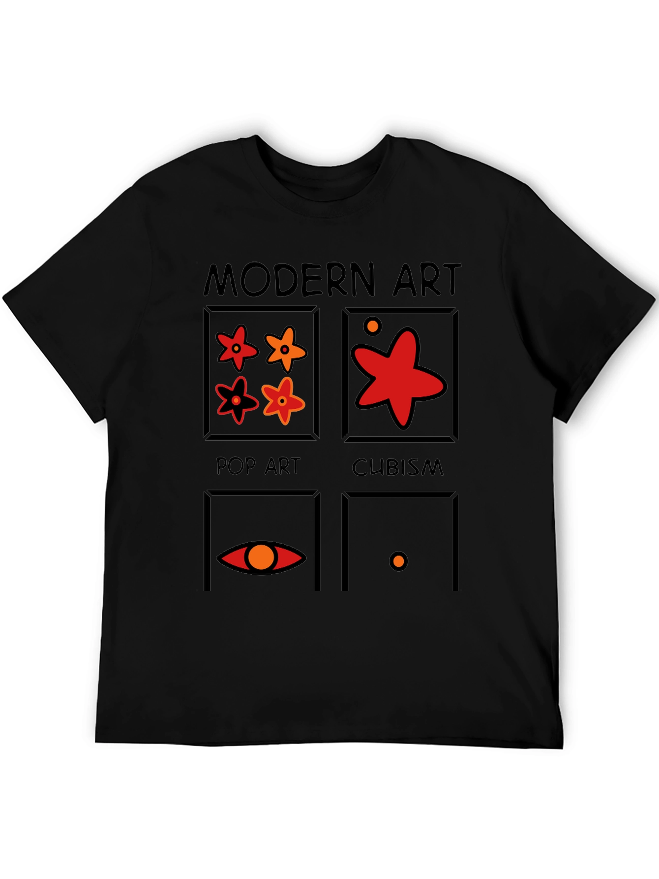 Modern Art Styles T-Shirt Pop Art Cubism