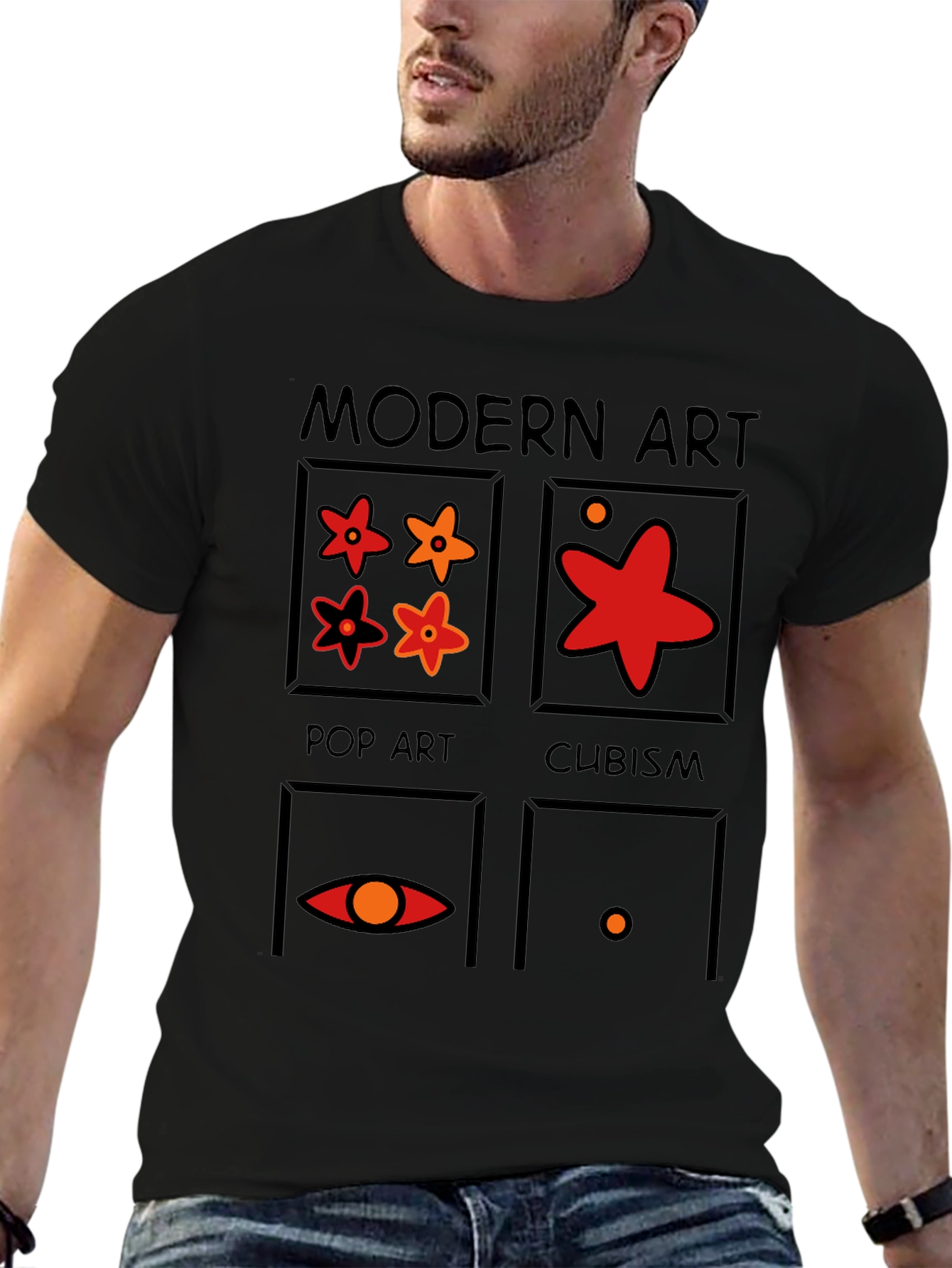 Modern Art Styles T-Shirt Pop Art Cubism
