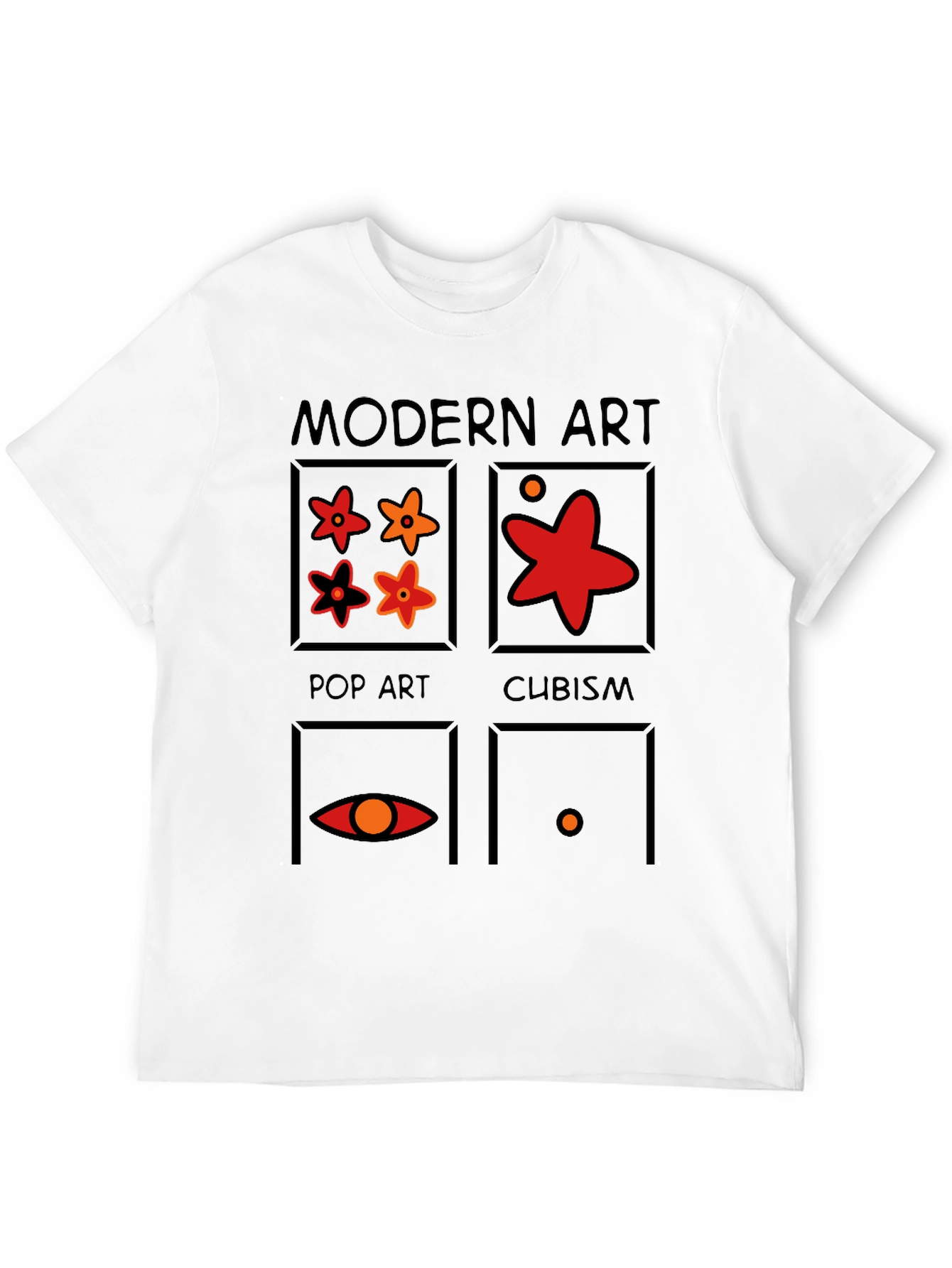 Modern Art Styles T-Shirt Pop Art Cubism