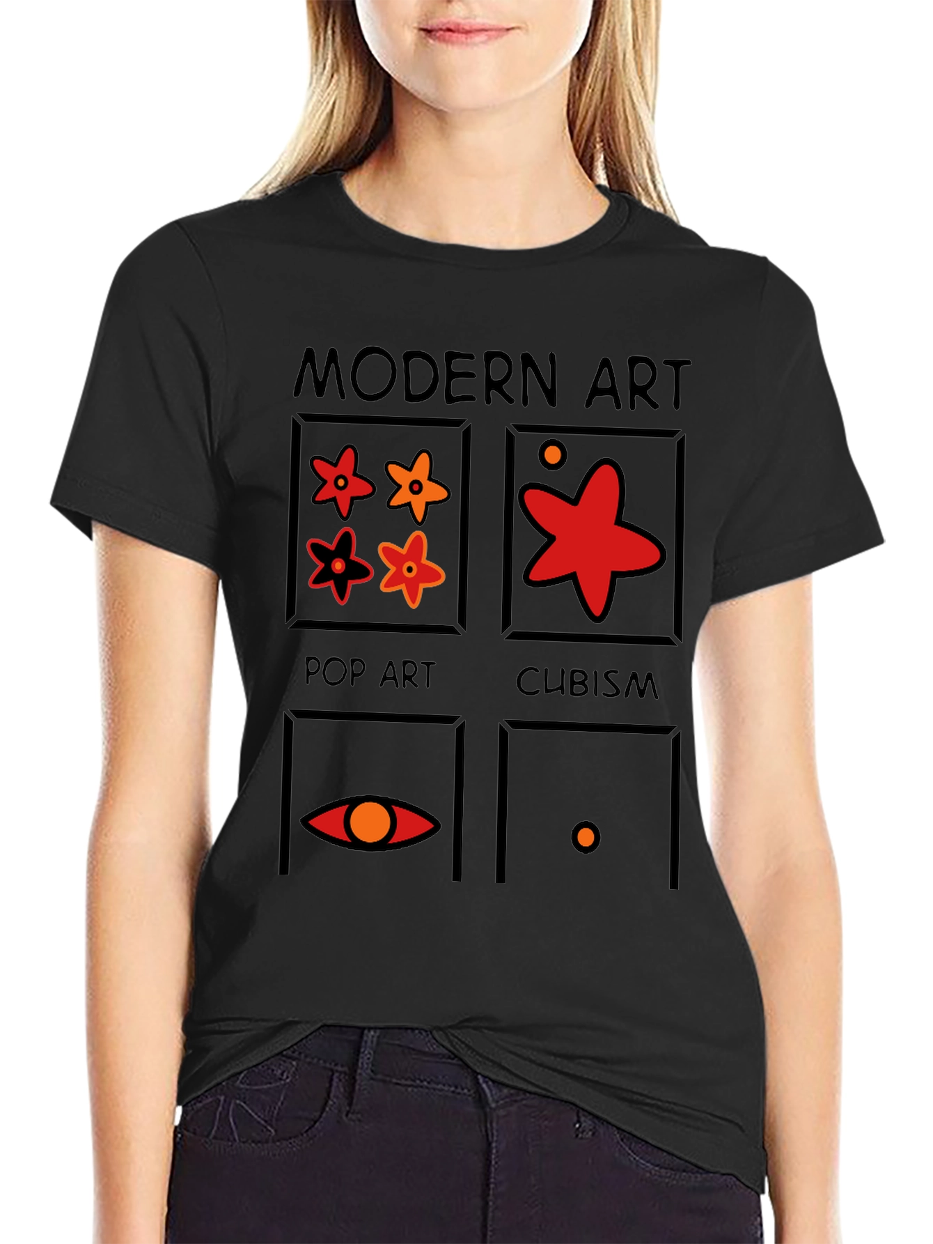 Modern Art Styles T-Shirt Pop Art Cubism