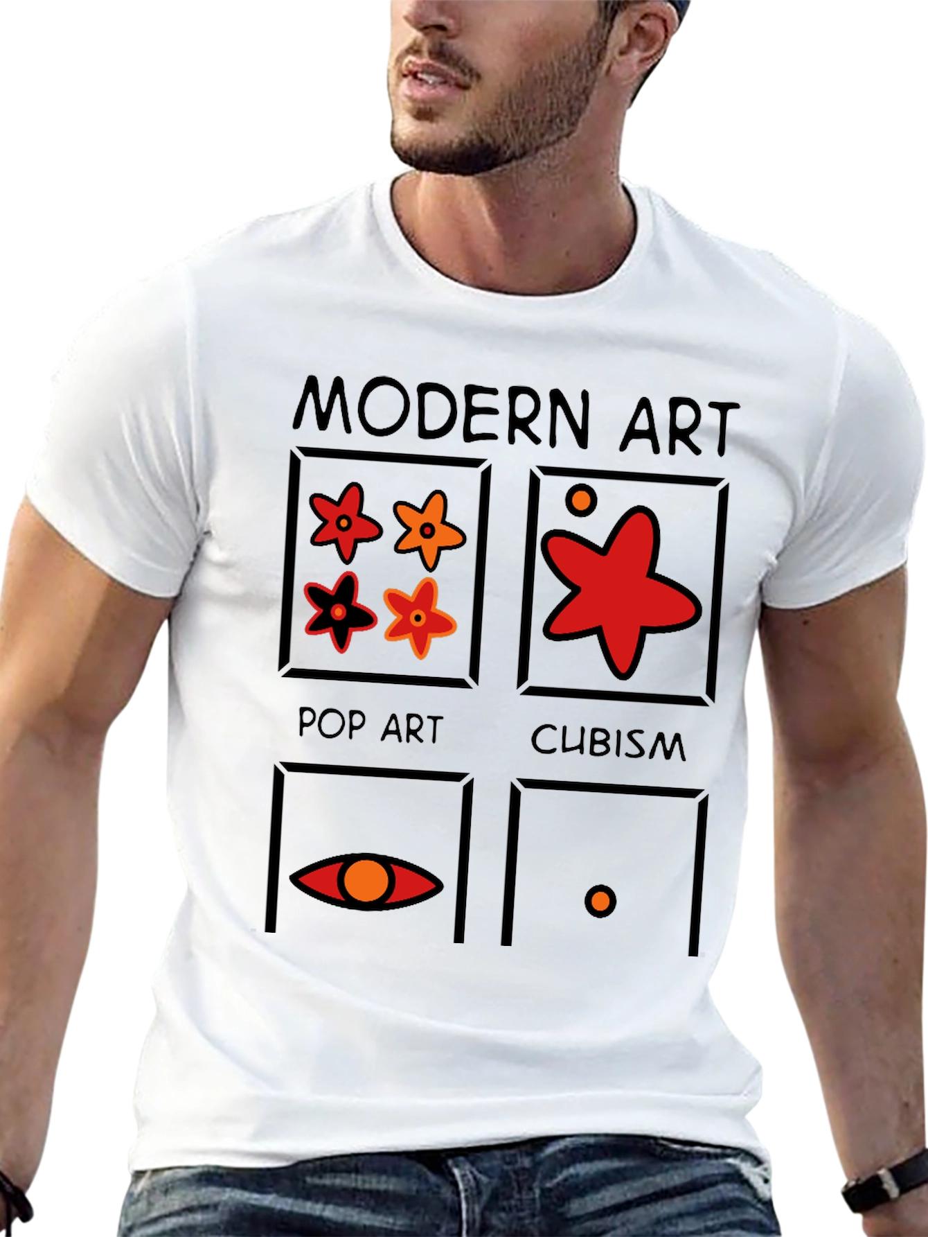 Modern Art Styles T-Shirt Pop Art Cubism