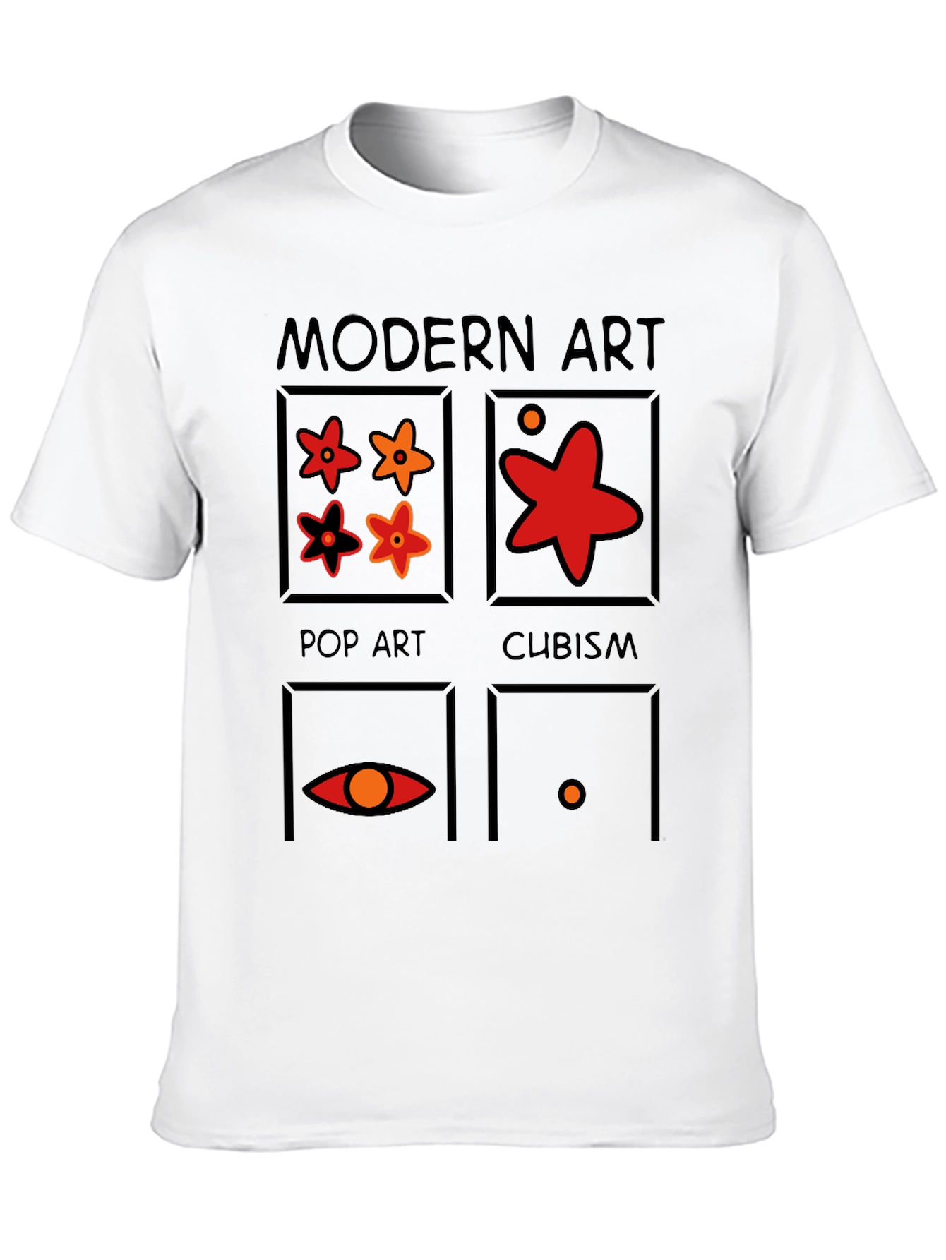 Modern Art Styles T-Shirt Pop Art Cubism