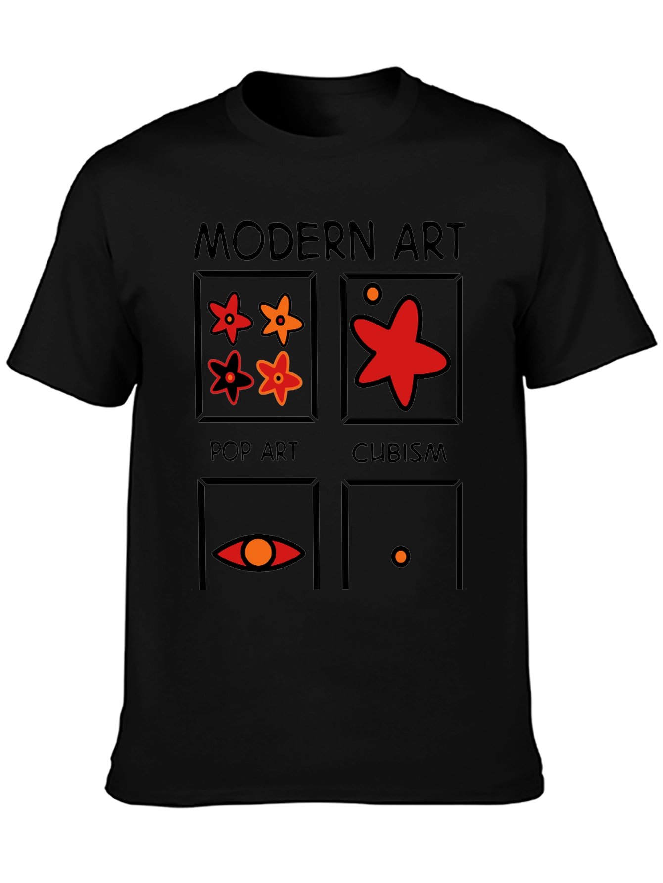 Modern Art Styles T-Shirt Pop Art Cubism