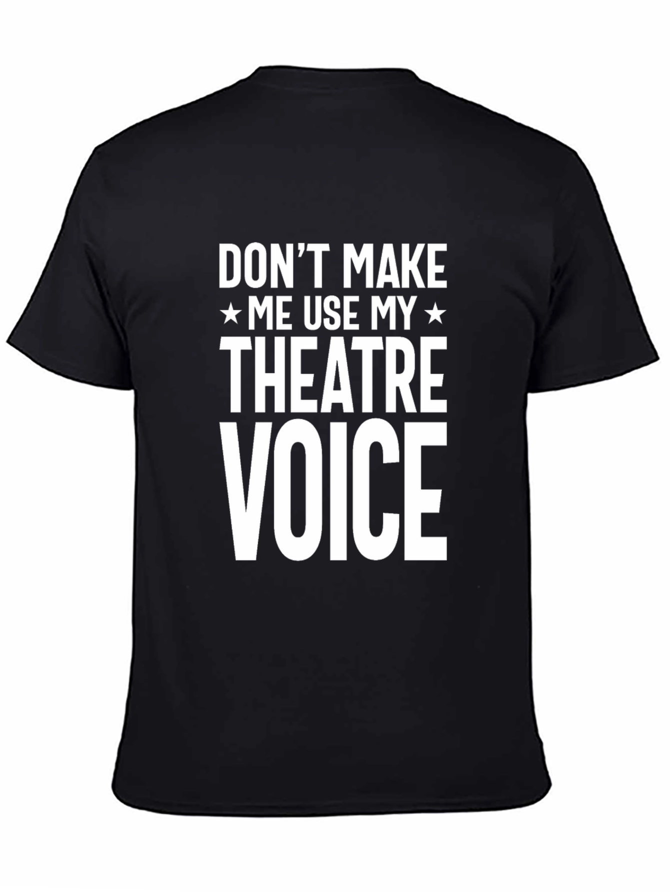 Theater Voice Graphic Tee - Funny Actor T-Shirt
