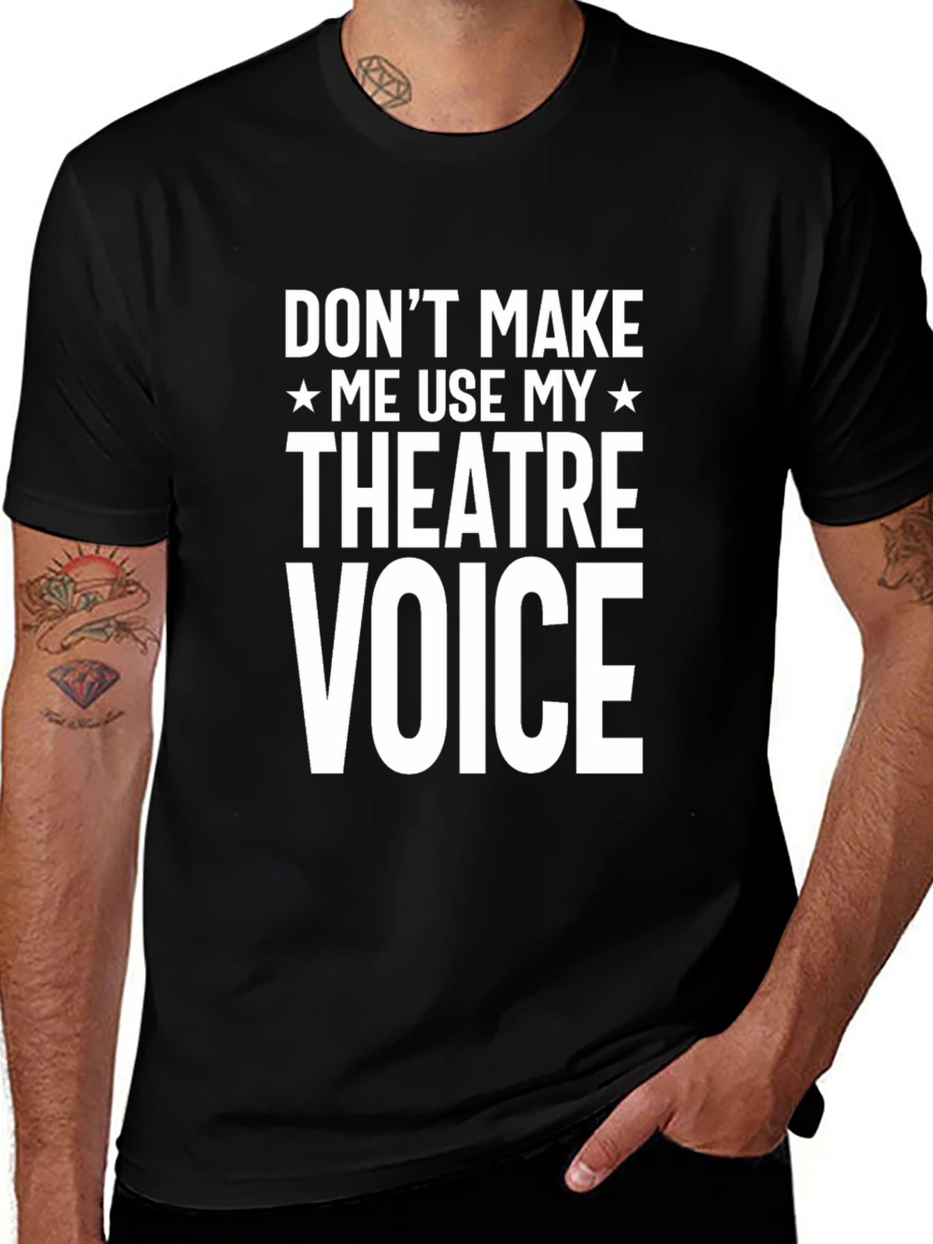 Theater Voice Graphic Tee - Funny Actor T-Shirt