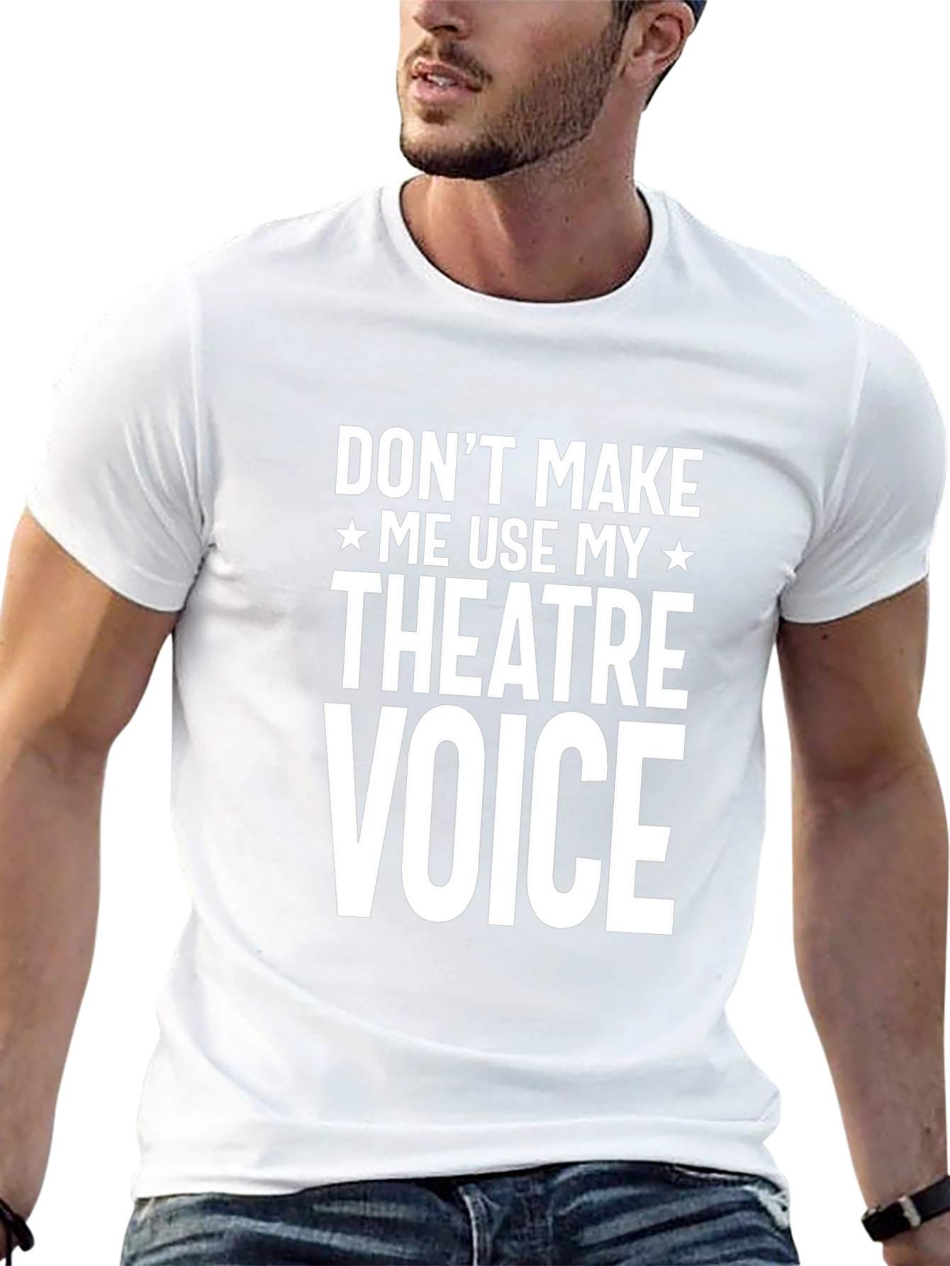 Theater Voice Graphic Tee - Funny Actor T-Shirt