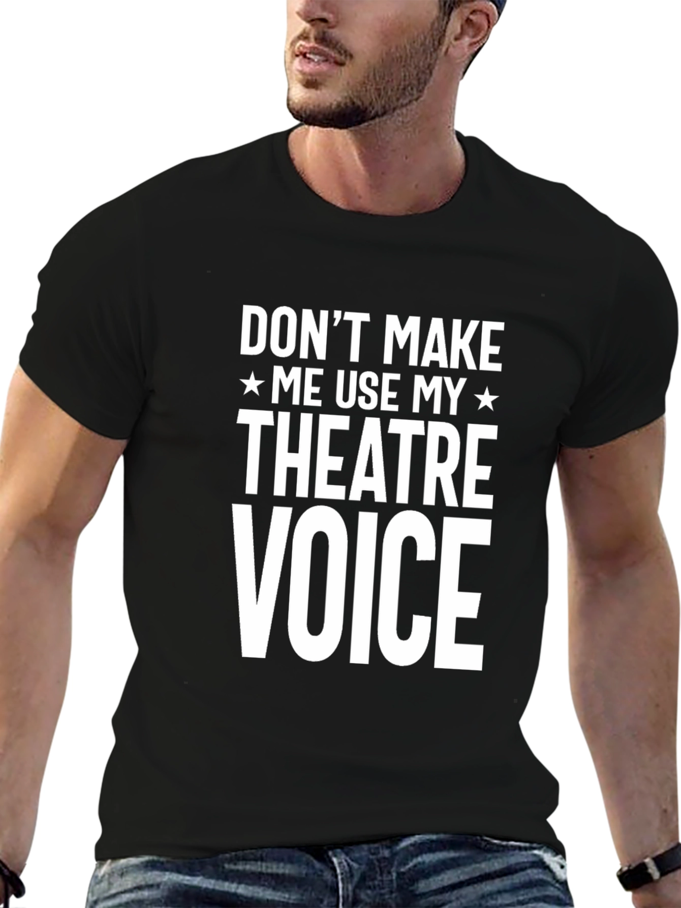 Theater Voice Graphic Tee - Funny Actor T-Shirt