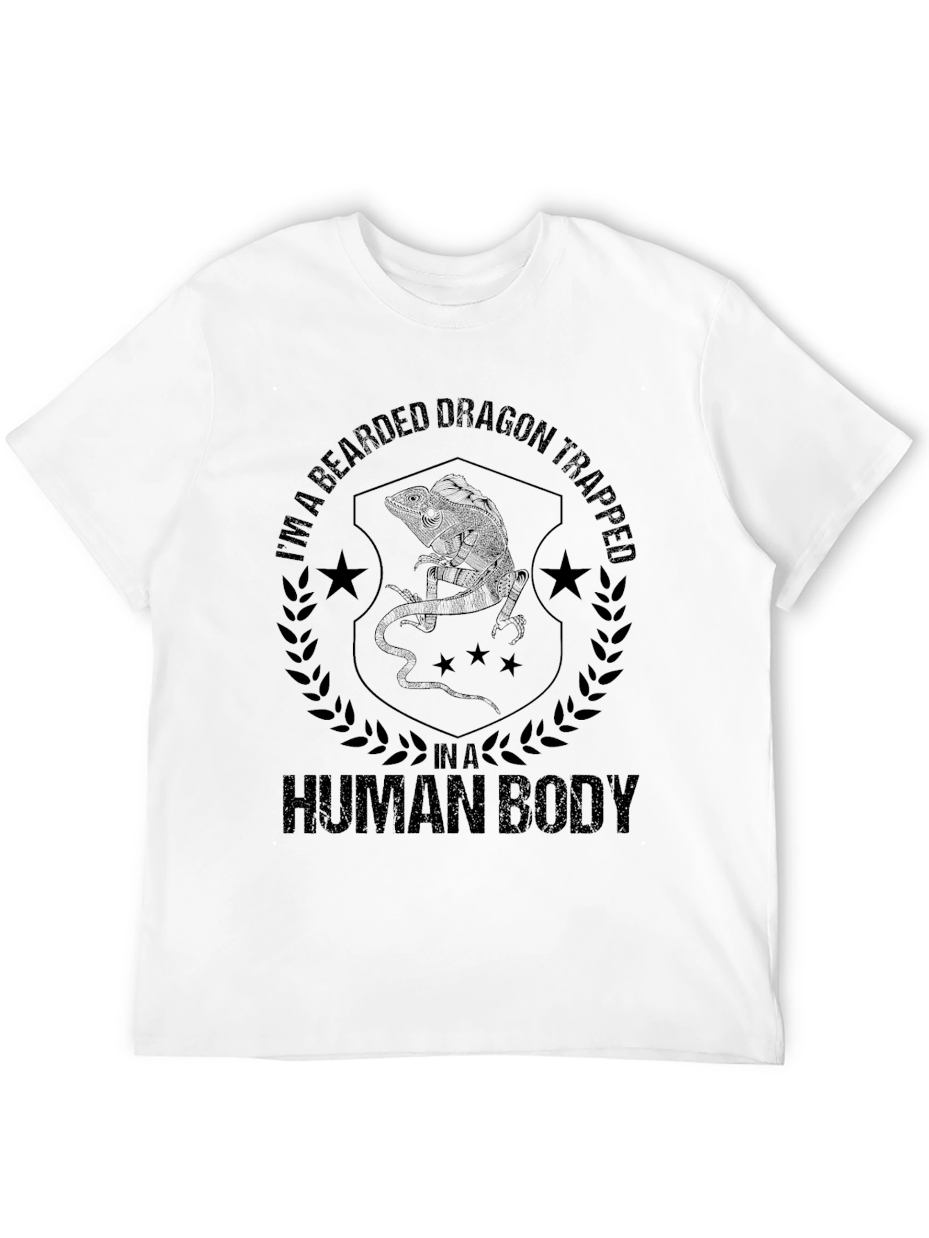 Bearded Dragon Trapped in a Human Body Graphic Tee