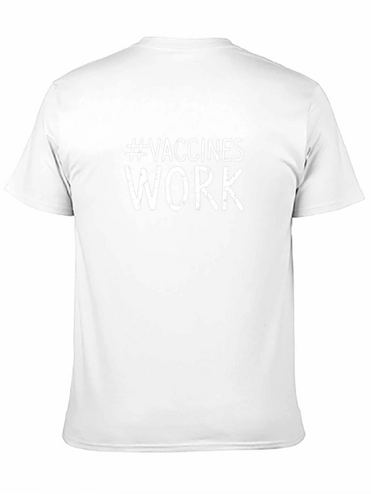 #Vaccines Work T-Shirt - Pro-Vaccination Tee