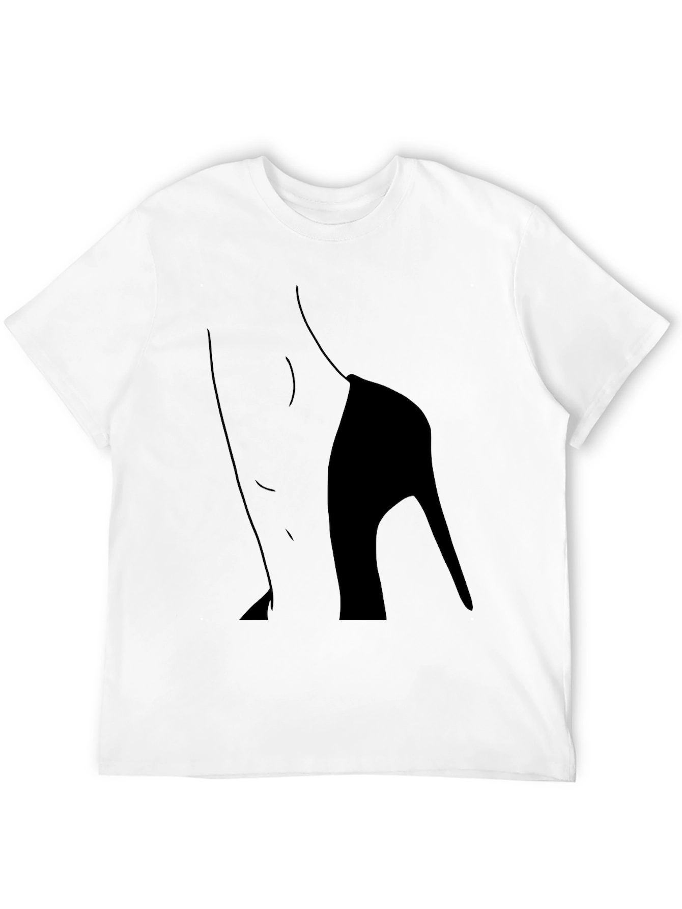 Black High Heel Graphic Tee