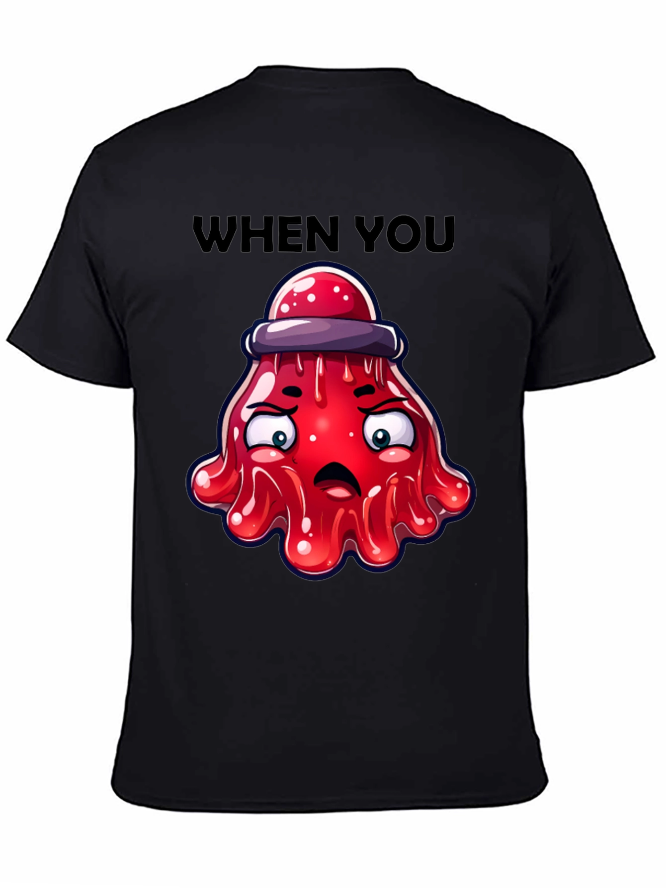 Funny Red Jelly Alien T-Shirt