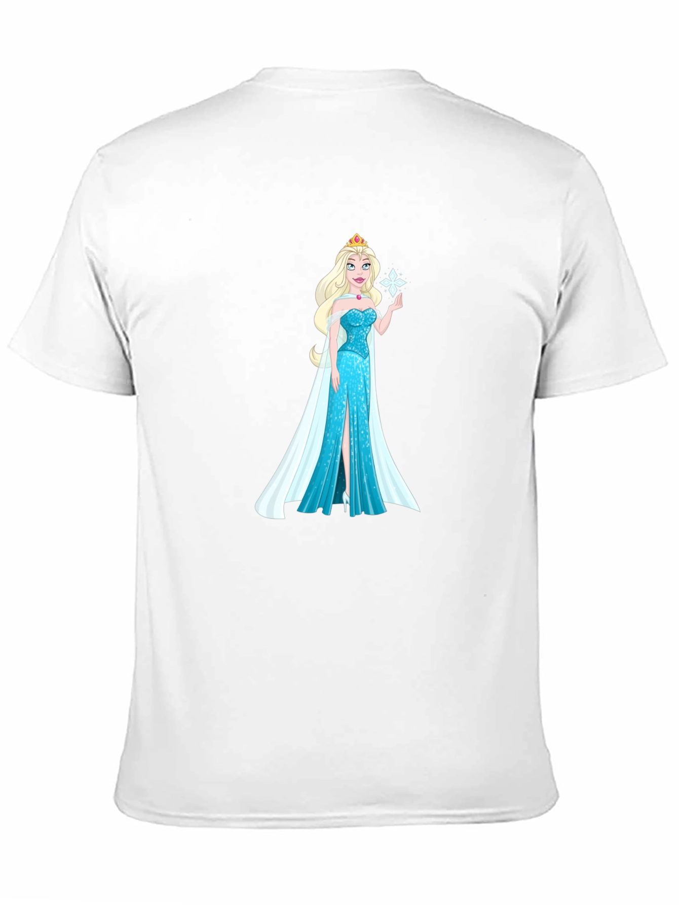 Elsa Graphic T-Shirt - Black Cotton Tee