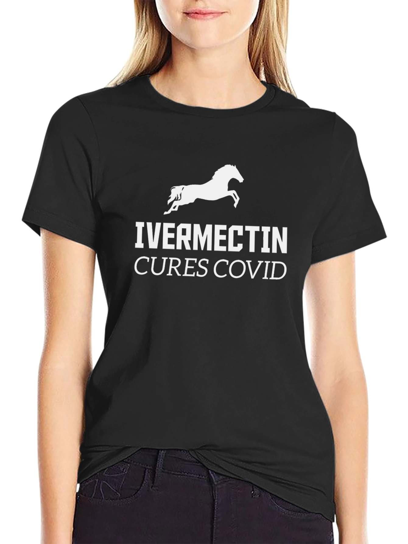 Ivermectin Cures COVID Horse T-Shirt
