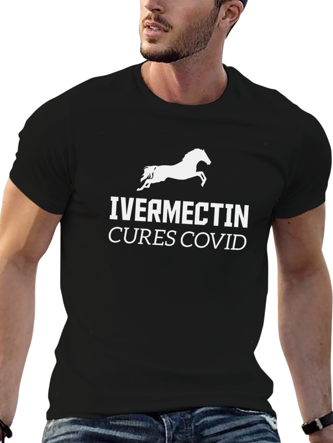 Ivermectin Cures COVID Horse T-Shirt