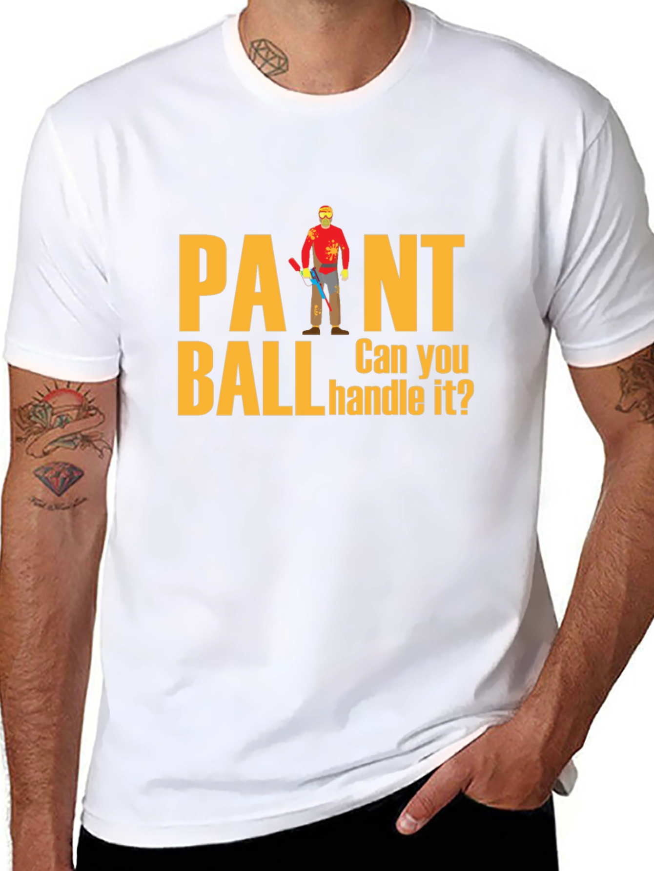 Paintball Challenge Graphic Tee