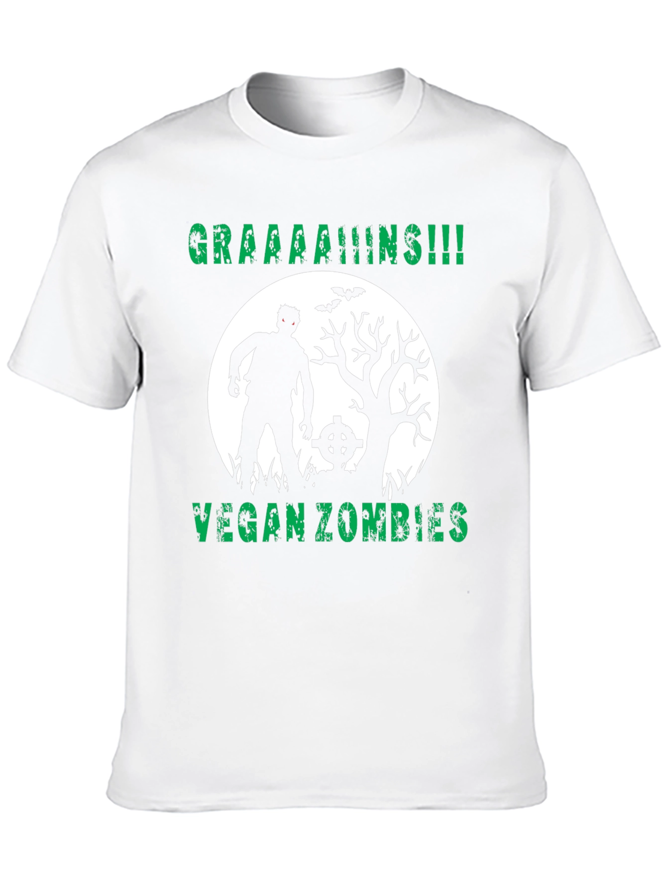 Vegan Zombie T-Shirt - Graaaaains!