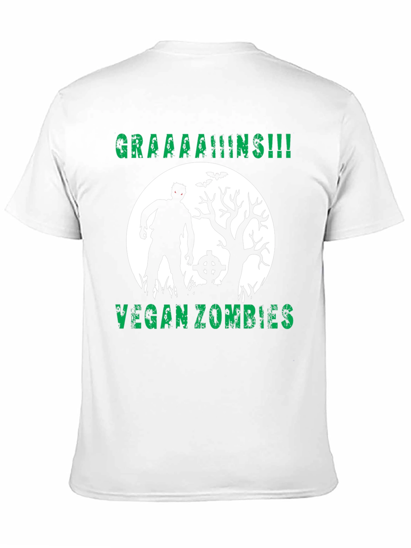 Vegan Zombie T-Shirt - Graaaaains!