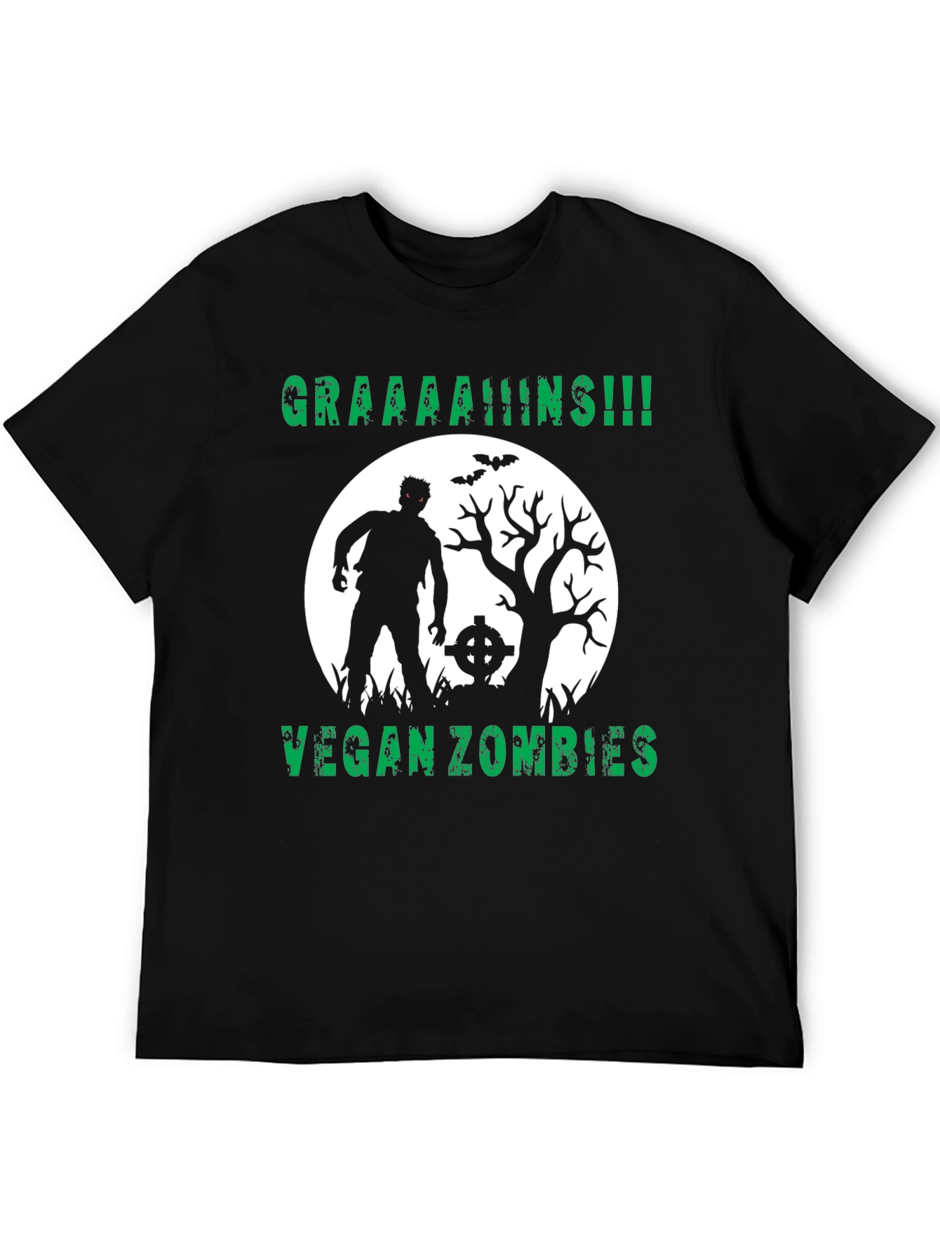Vegan Zombie T-Shirt - Graaaaains!